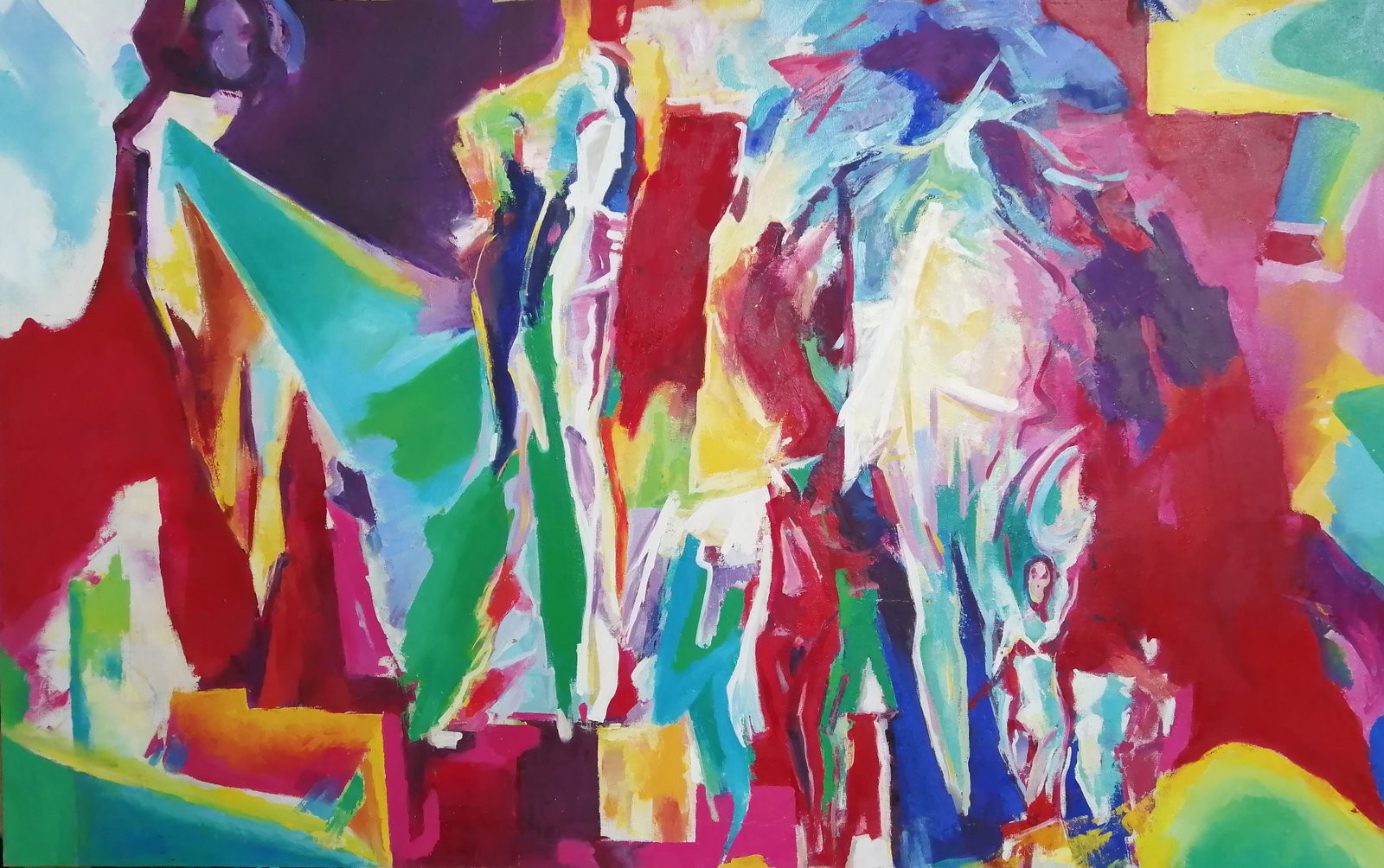 Oil painting Fashion TV Vadim Os'onov: Title: Oil painting Fashion TV Vadim Os'onov Description: 29AXE Painter: Os'onov Vadim S?ze: 140x90 cm/55x35 inch Components: oil, canvas Original painting CONDITION: exellent ERA: 2008 Vadim Os'
