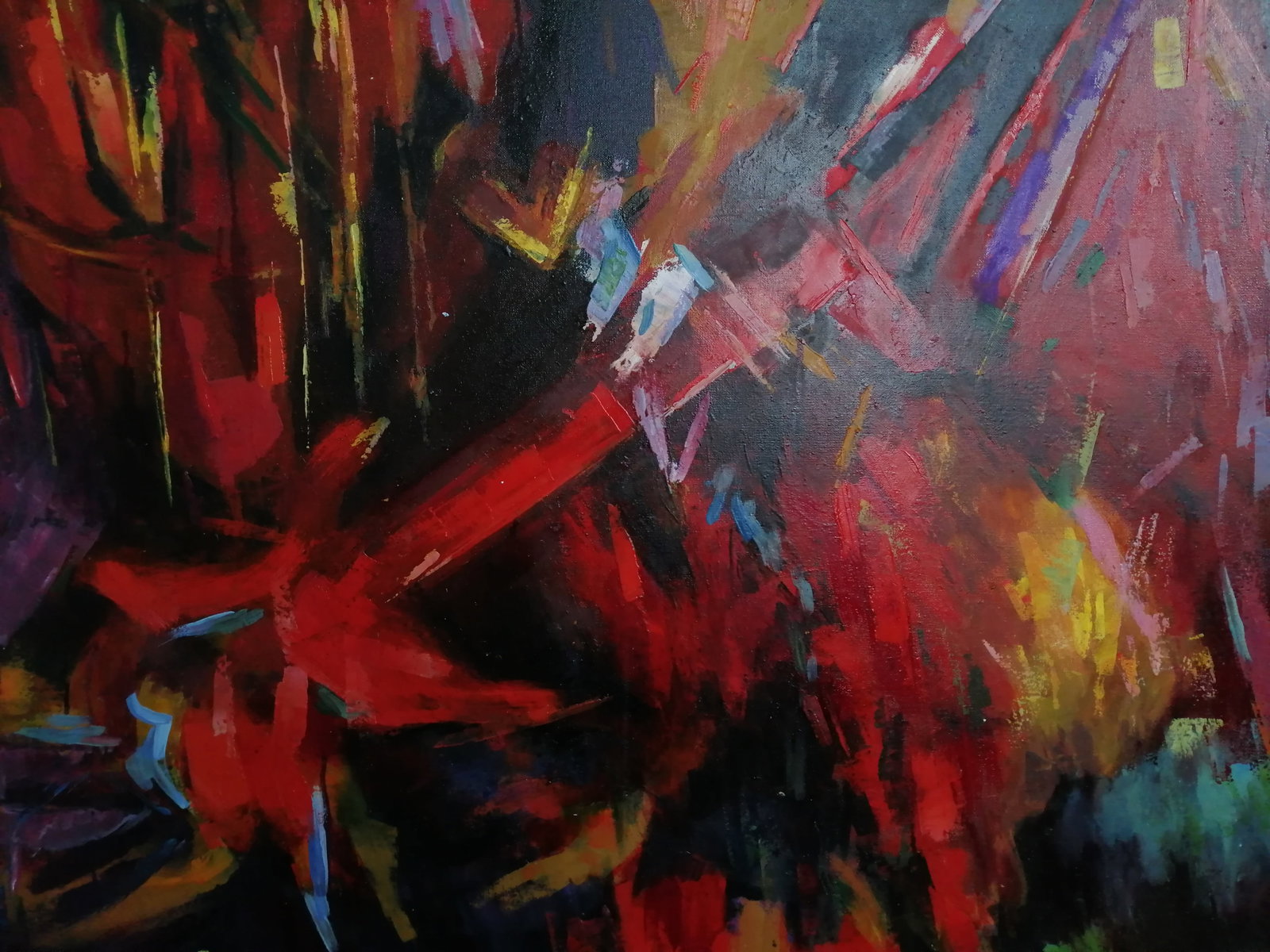 Oil painting abstaract Vadim Os'onov - 2