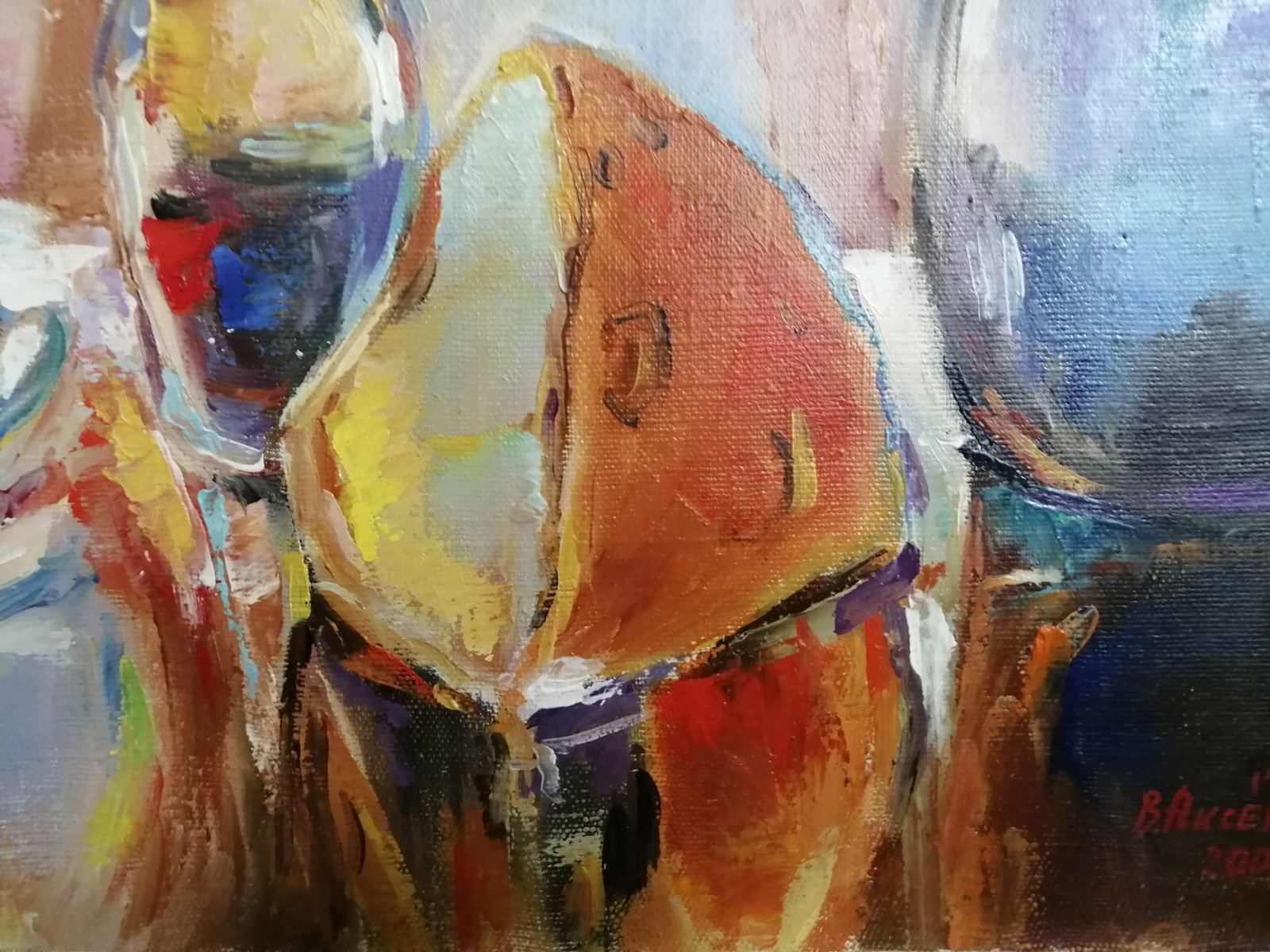 Oil painting Still life with teapot Vadim Os'onov - 7