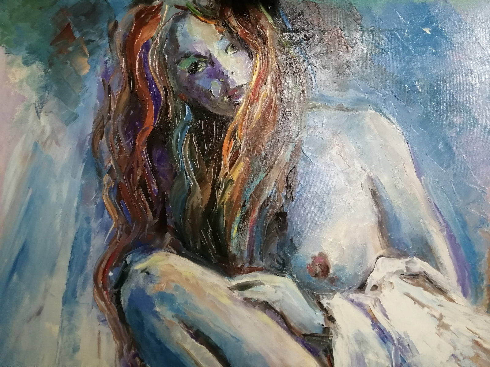 Oil painting Mavka Vadim Os'onov - 2