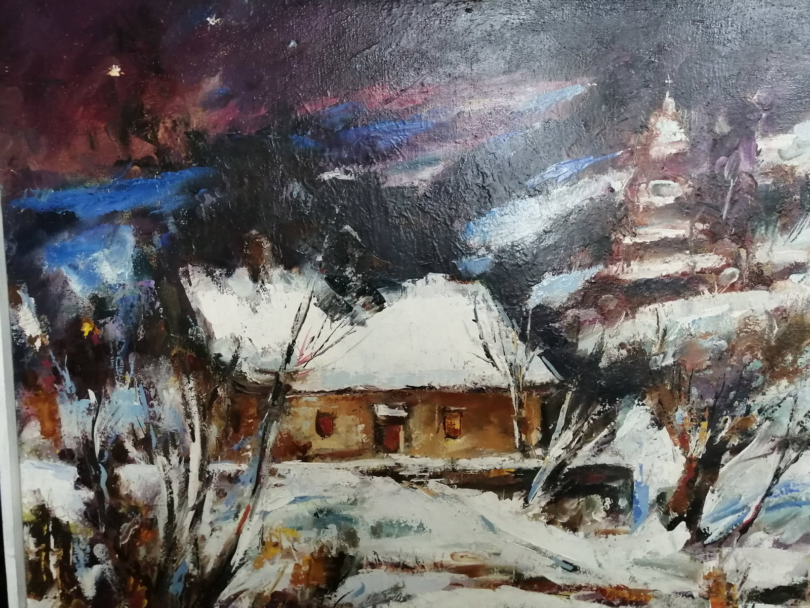 Oil painting Winter Vadim Os'onov - 2