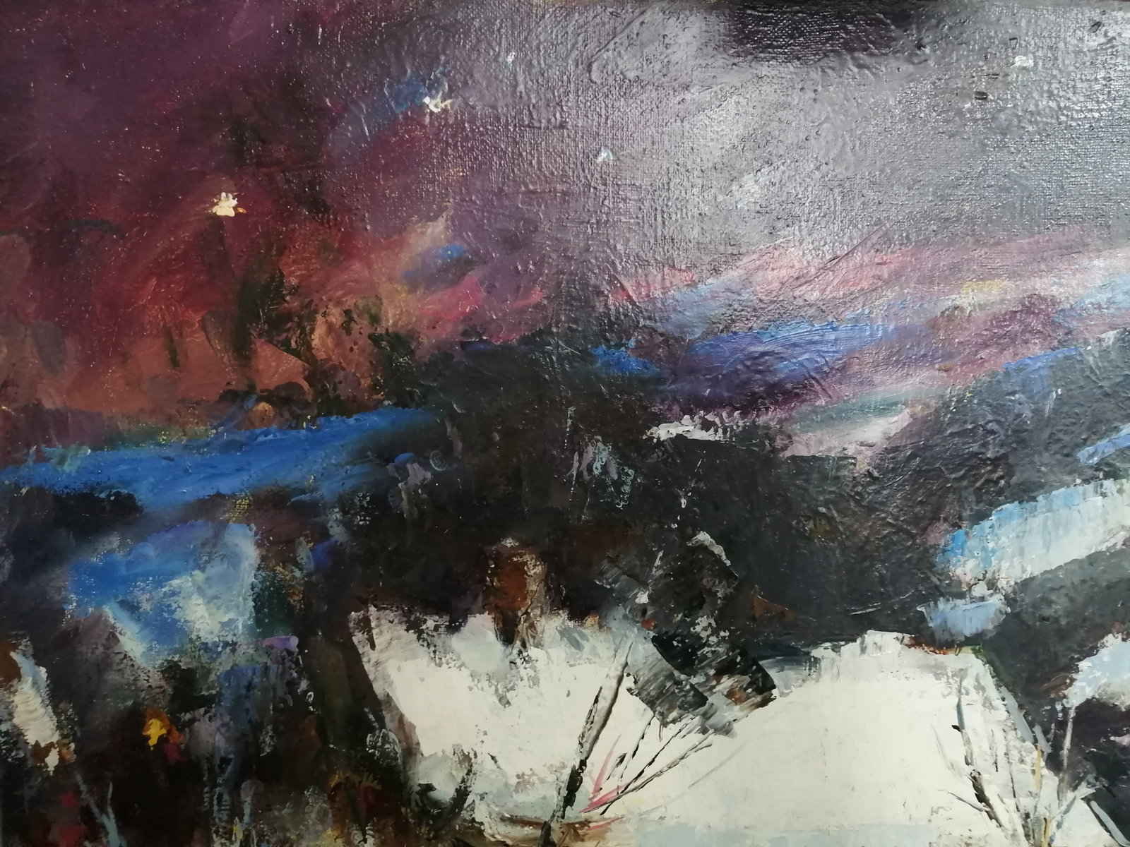 Oil painting Winter Vadim Os'onov - 3
