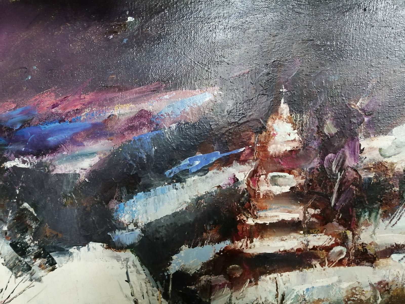 Oil painting Winter Vadim Os'onov - 4