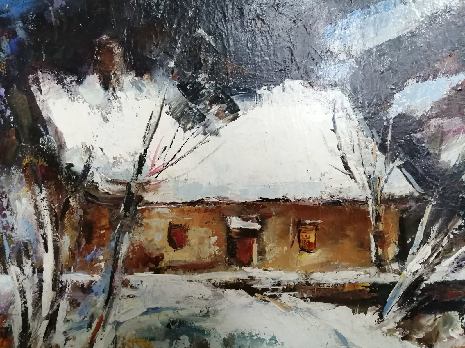 Oil painting Winter Vadim Os'onov - 5