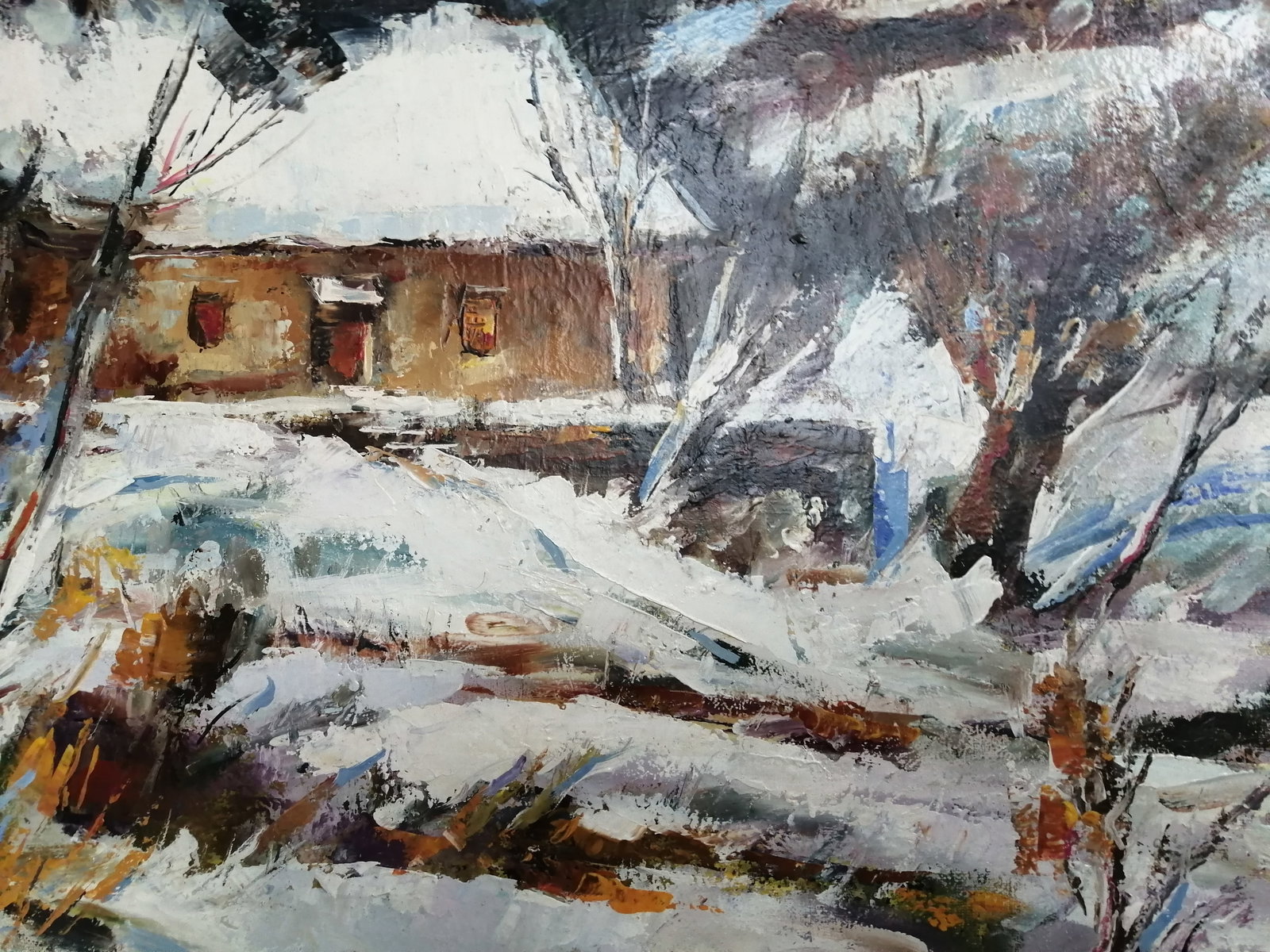 Oil painting Winter Vadim Os'onov - 6