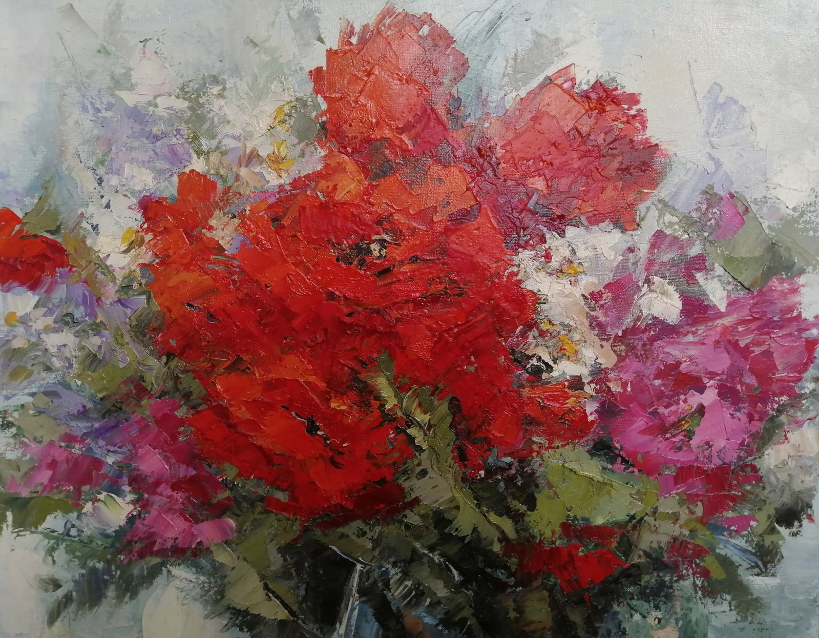 Oil painting Flowers Vadim Os'onov - 2