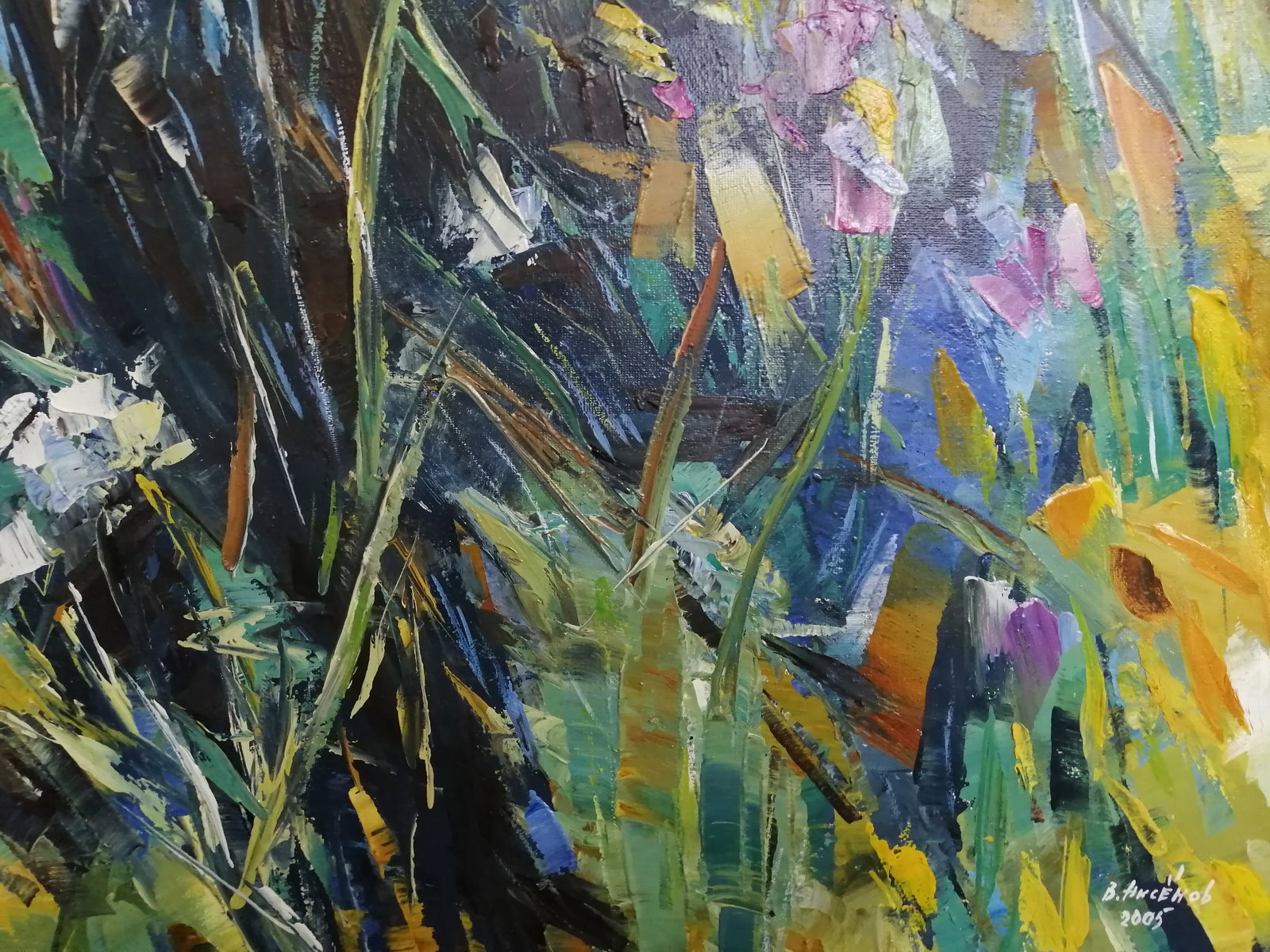 Oil painting Dandelions Vadim Os'onov - 5