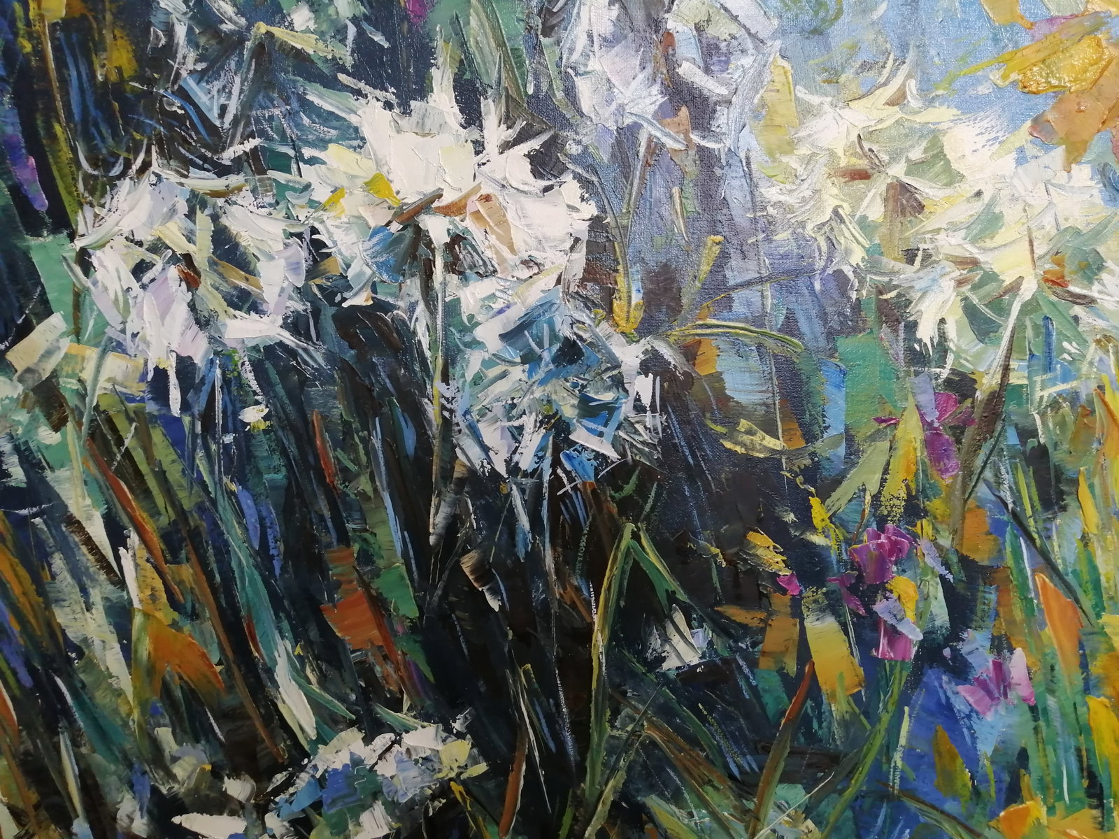 Oil painting Dandelions Vadim Os'onov - 6