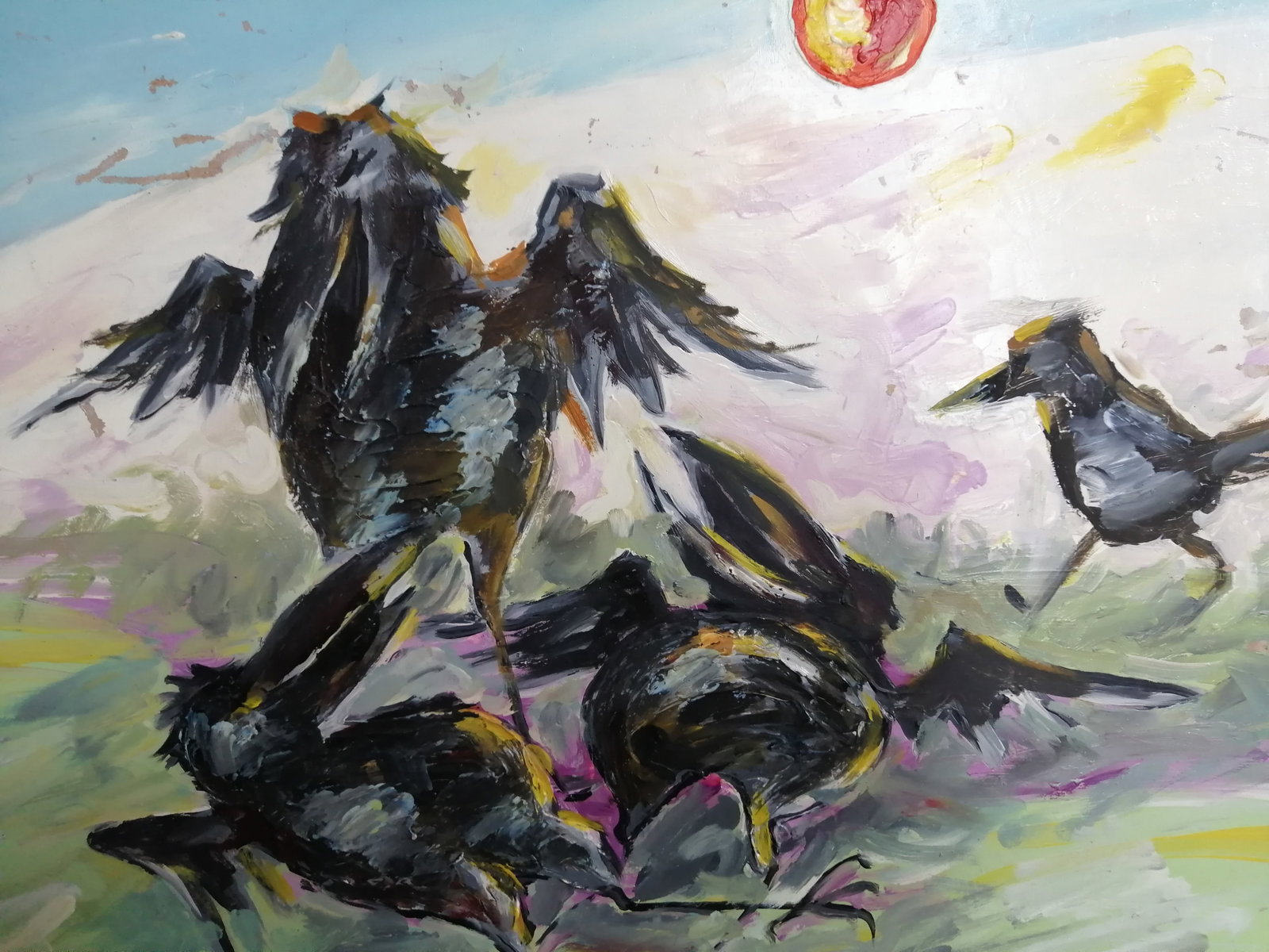 Oil painting Crows Vadim Os'onov - 6