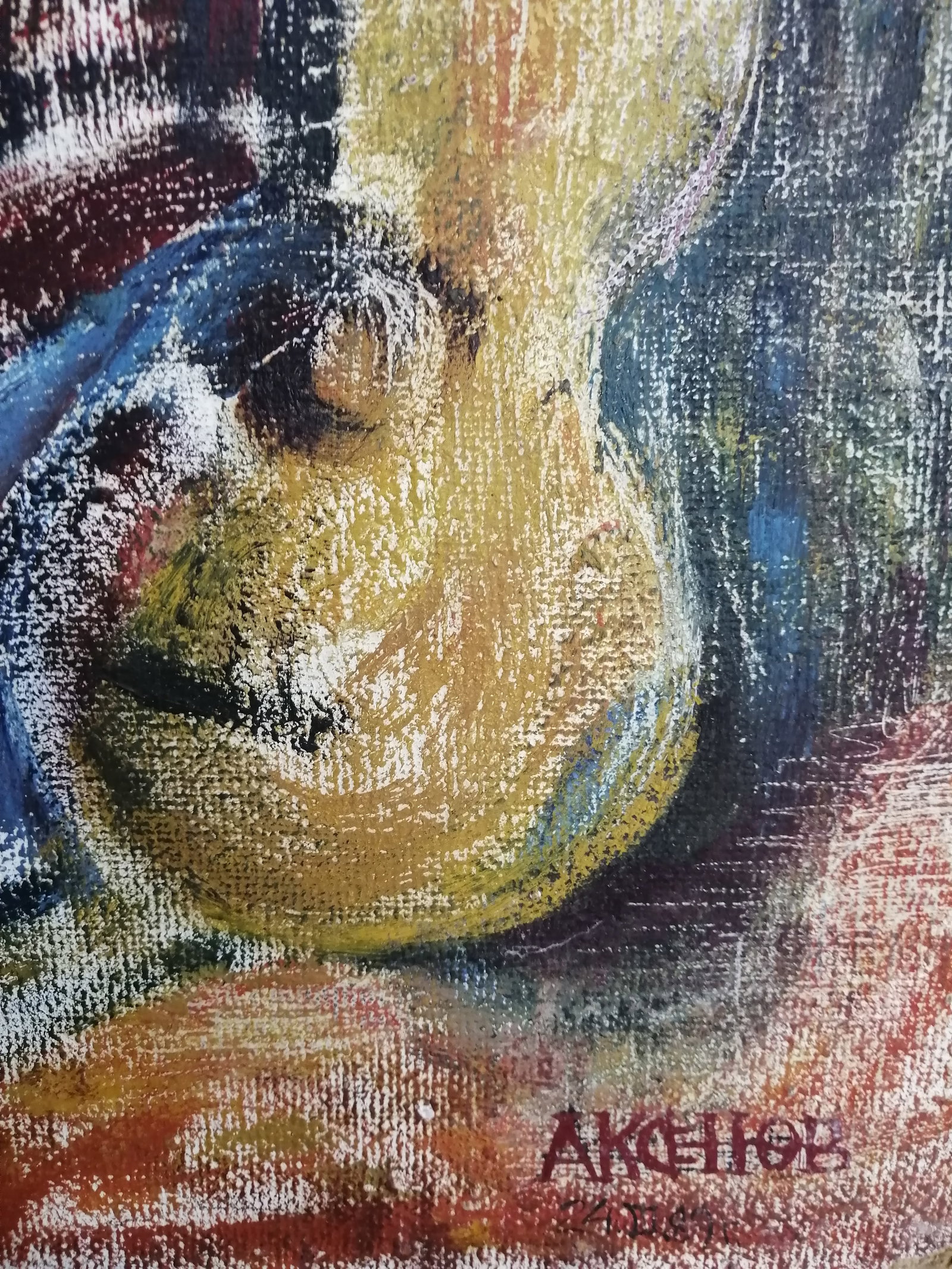 Oil painting Guitar Vadim Os'onov - 4