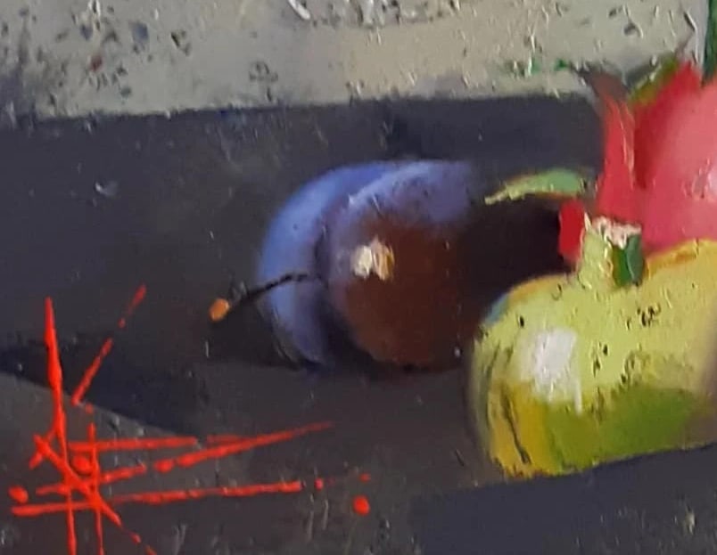 Oil painting Still life with exotic fruits Oksana Kyrylenko - 6
