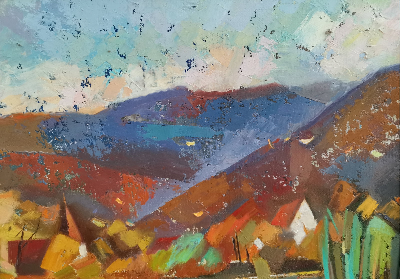Oil painting Autumn Oksana Kyrylenko - 5