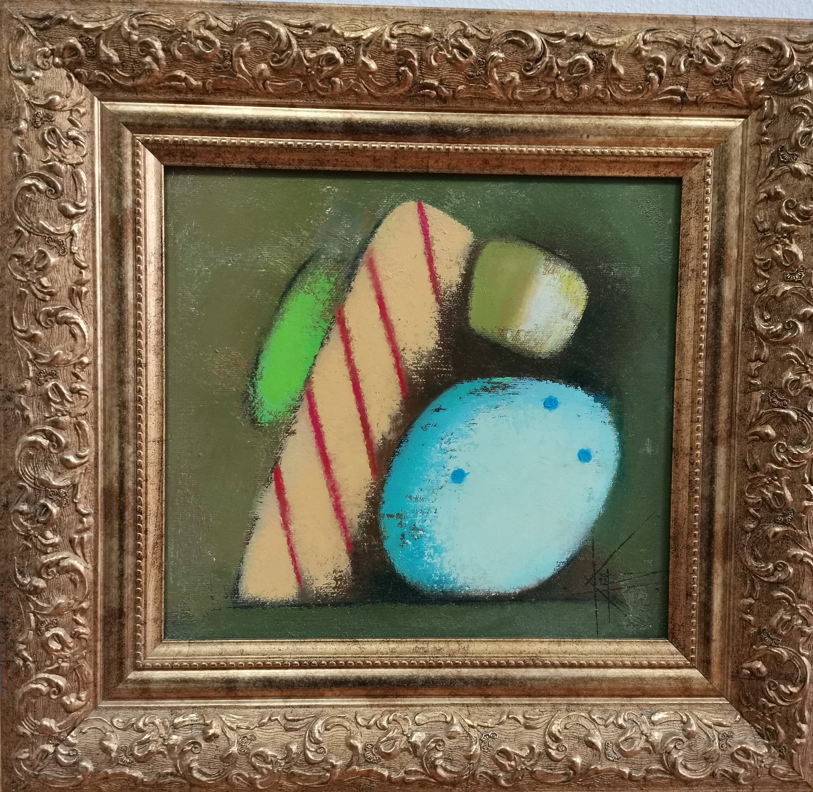 Abstract Oil painting Rebus Oksana Kyrylenko - 2