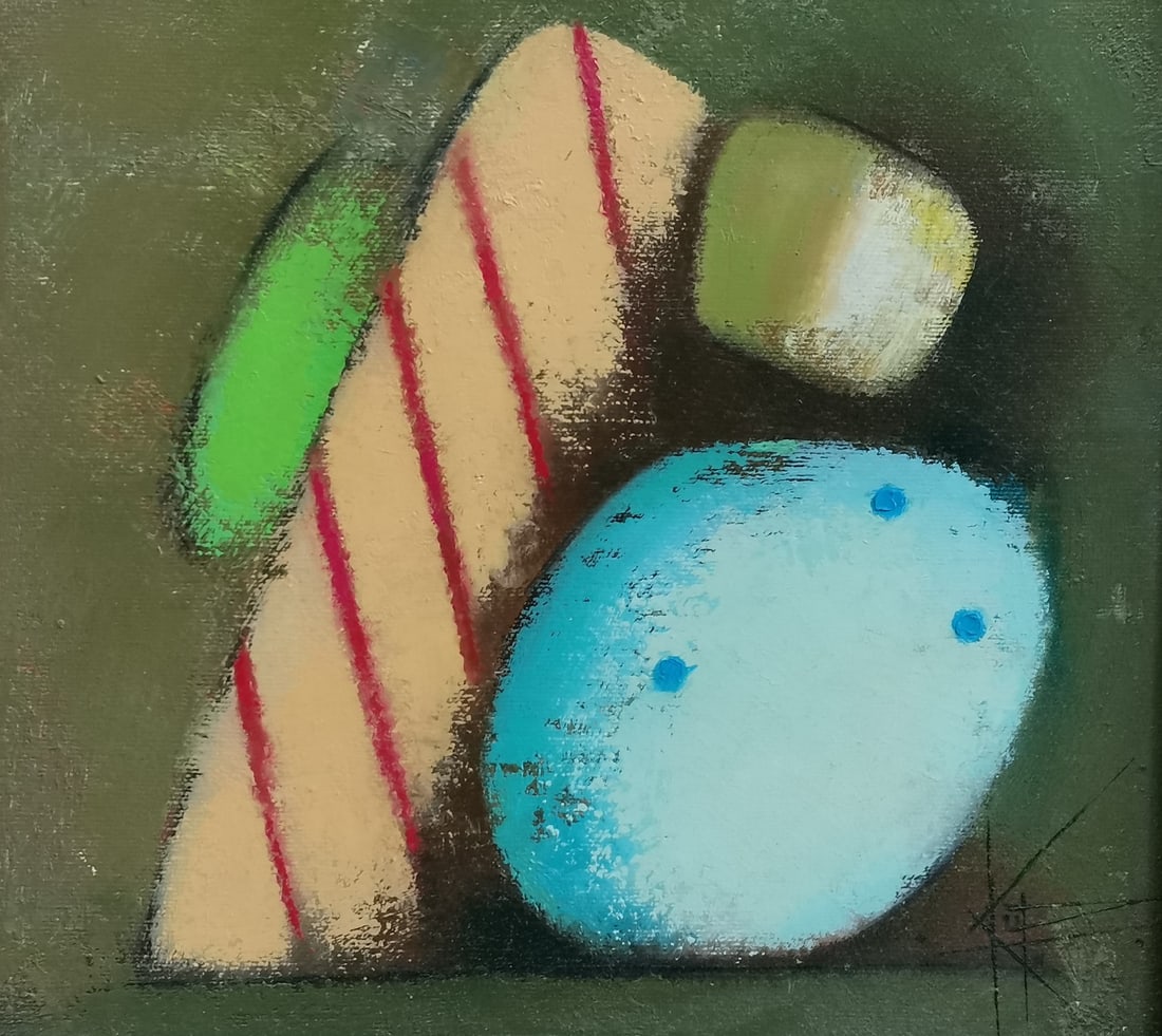 Abstract Oil painting Rebus Oksana Kyrylenko - 5