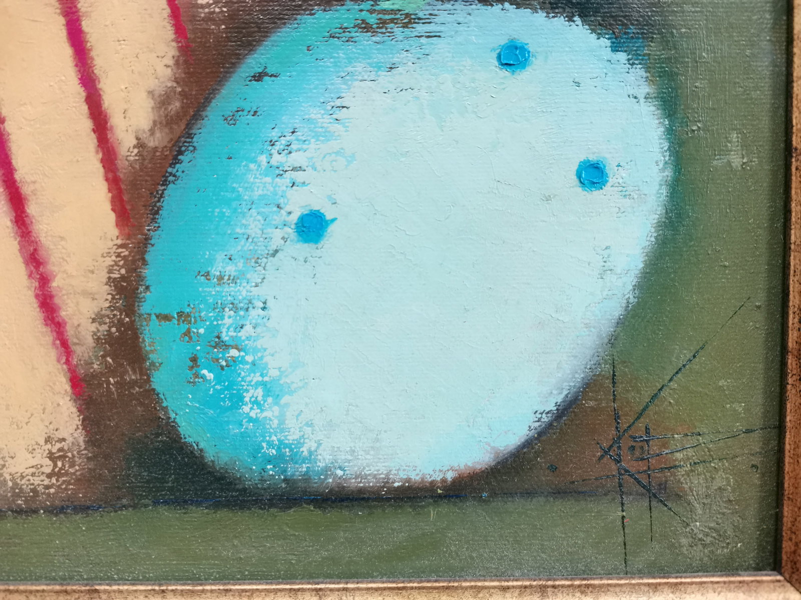Abstract Oil painting Rebus Oksana Kyrylenko - 7