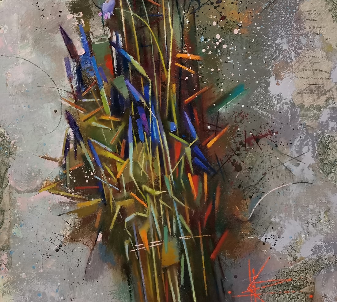 Abstract Oil painting Autumn mind Oksana Kyrylenko - 3