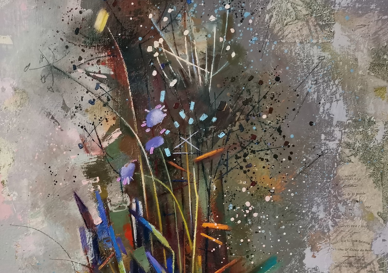 Abstract Oil painting Autumn mind Oksana Kyrylenko - 8