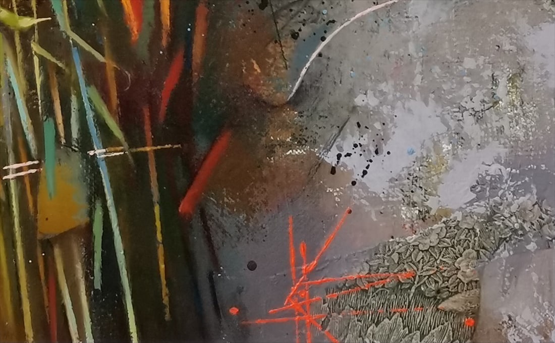 Abstract Oil painting Autumn mind Oksana Kyrylenko - 9