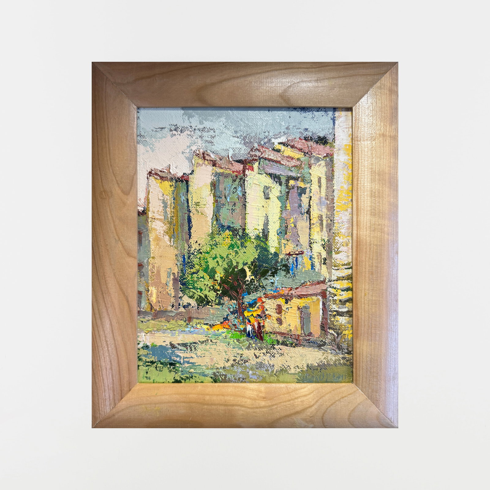 Oil painting with frame city of Lviv K. Leonid - 2