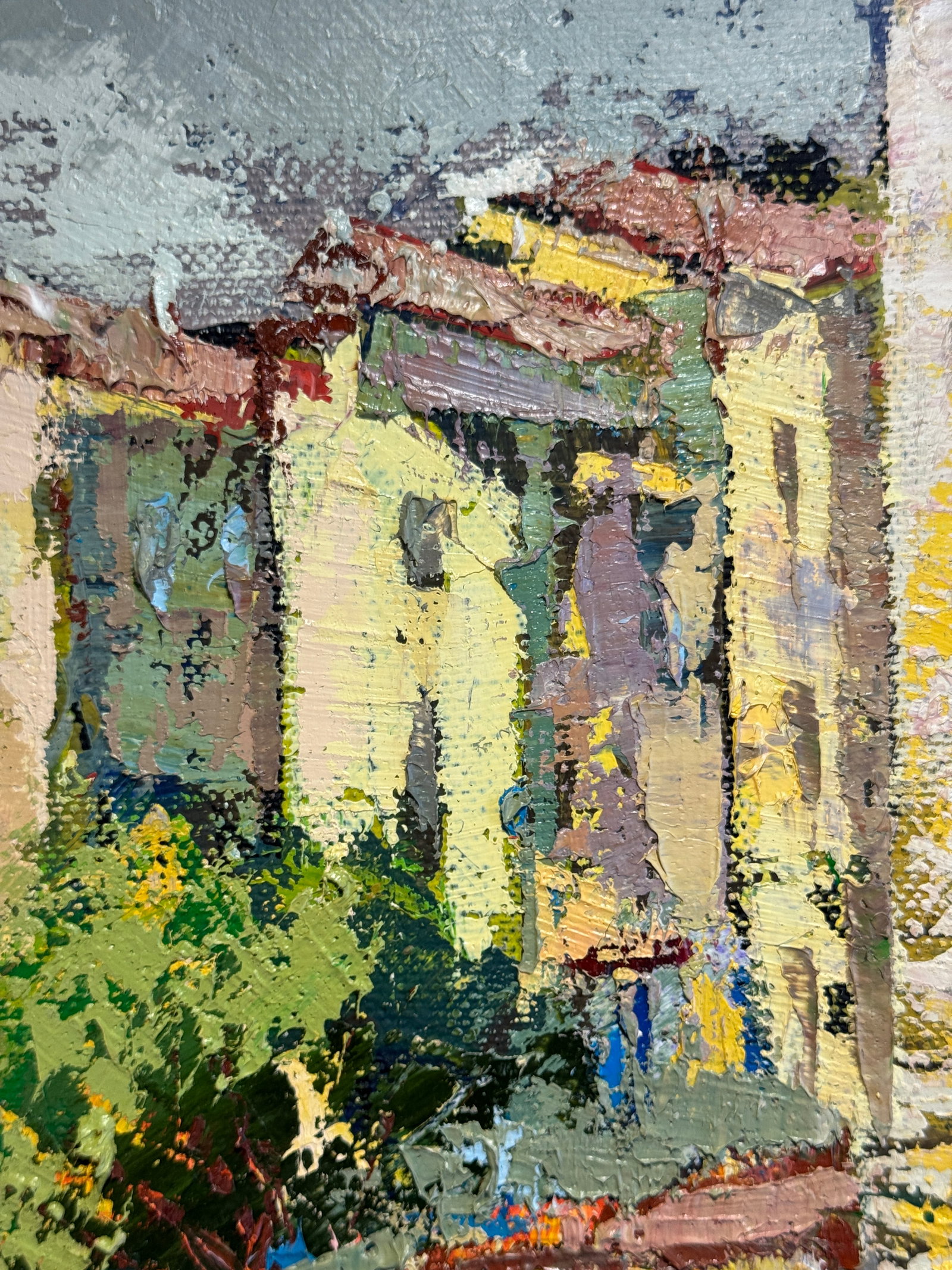 Oil painting with frame city of Lviv K. Leonid - 4