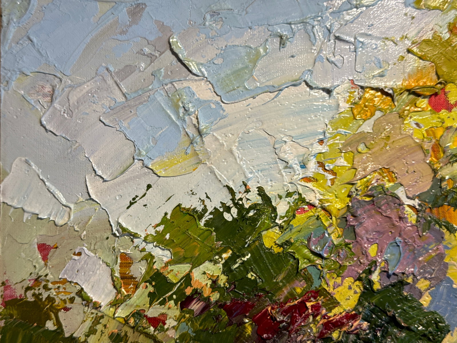 Oil painting with frame Landscape K. Leonid - 3