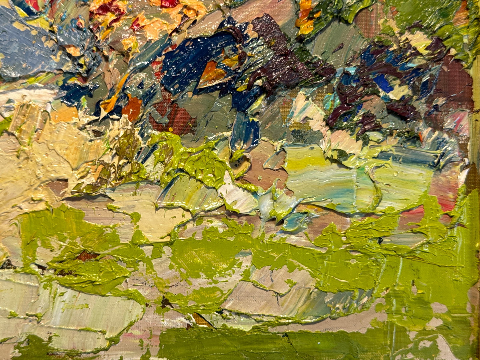 Oil painting with frame Landscape K. Leonid - 9