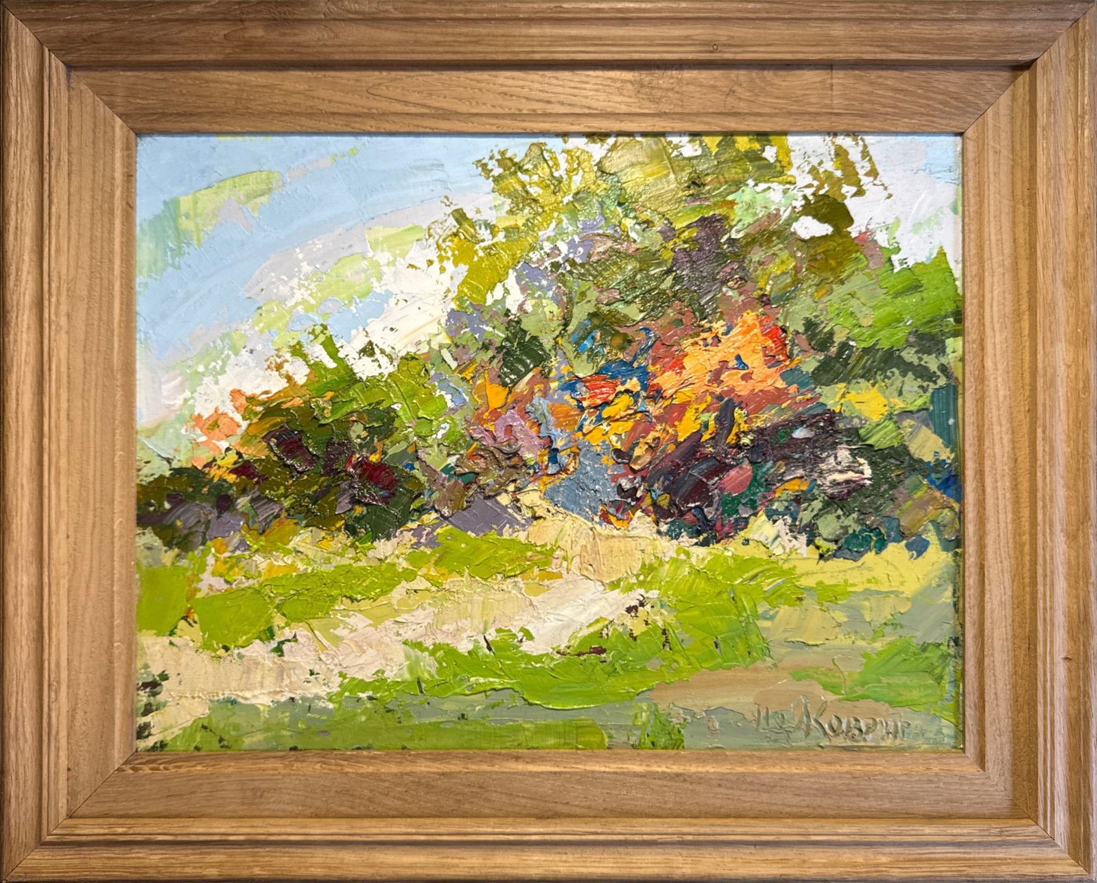 Oil painting with frame Landscape K. Leonid (1 of 8)