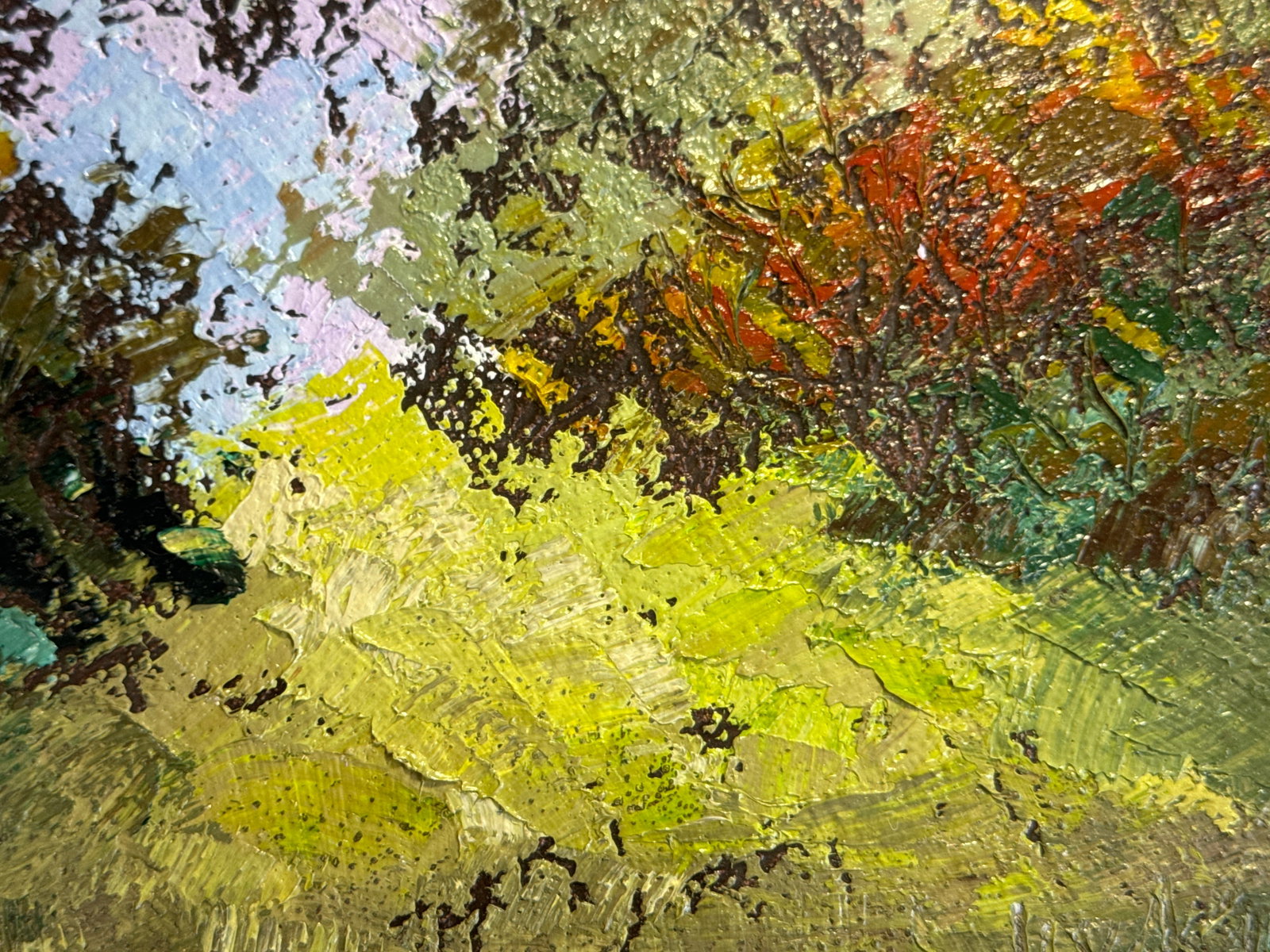 Oil painting with frame Summer K. Leonid - 6