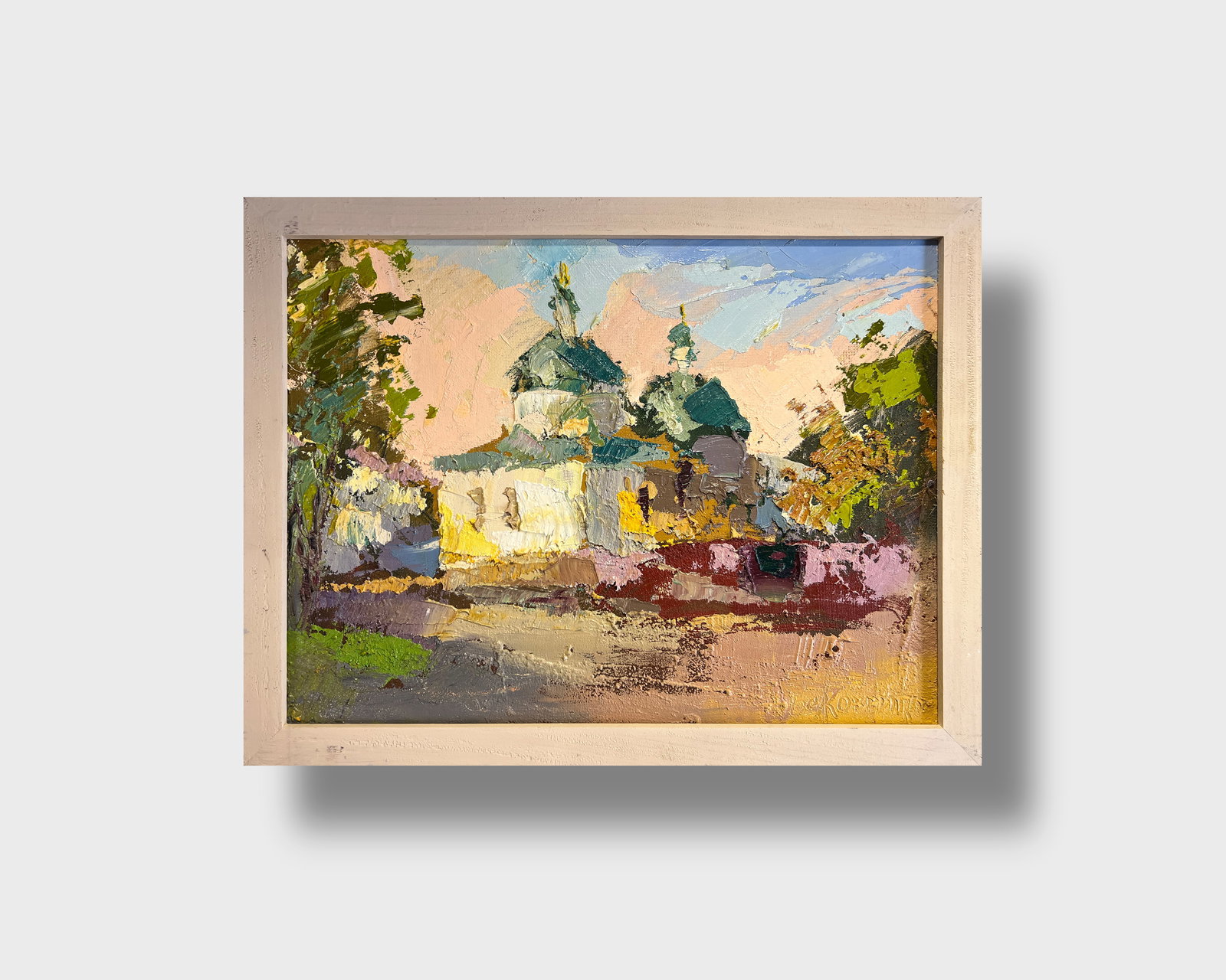 Oil painting with frame Church of St. Nicholas (Lviv) K. Leonid - 7