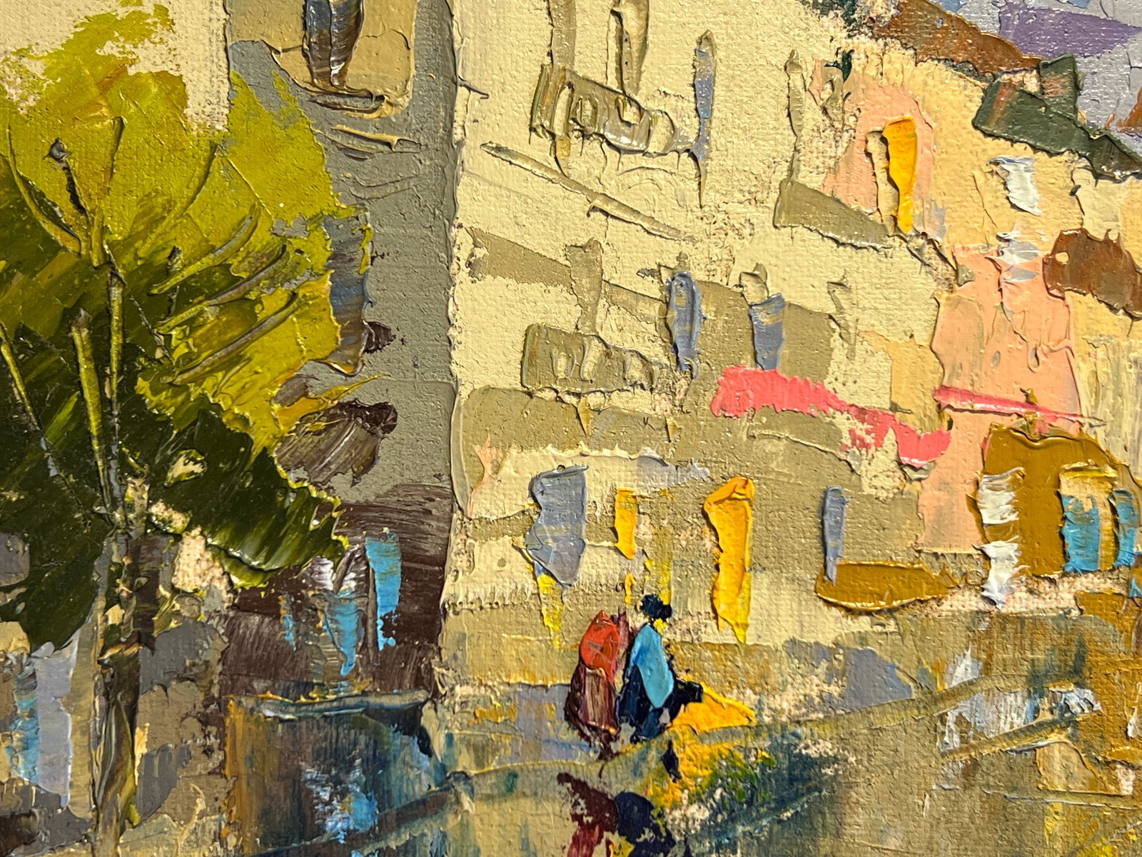 Oil painting with frame After the rain K. Leonid - 8