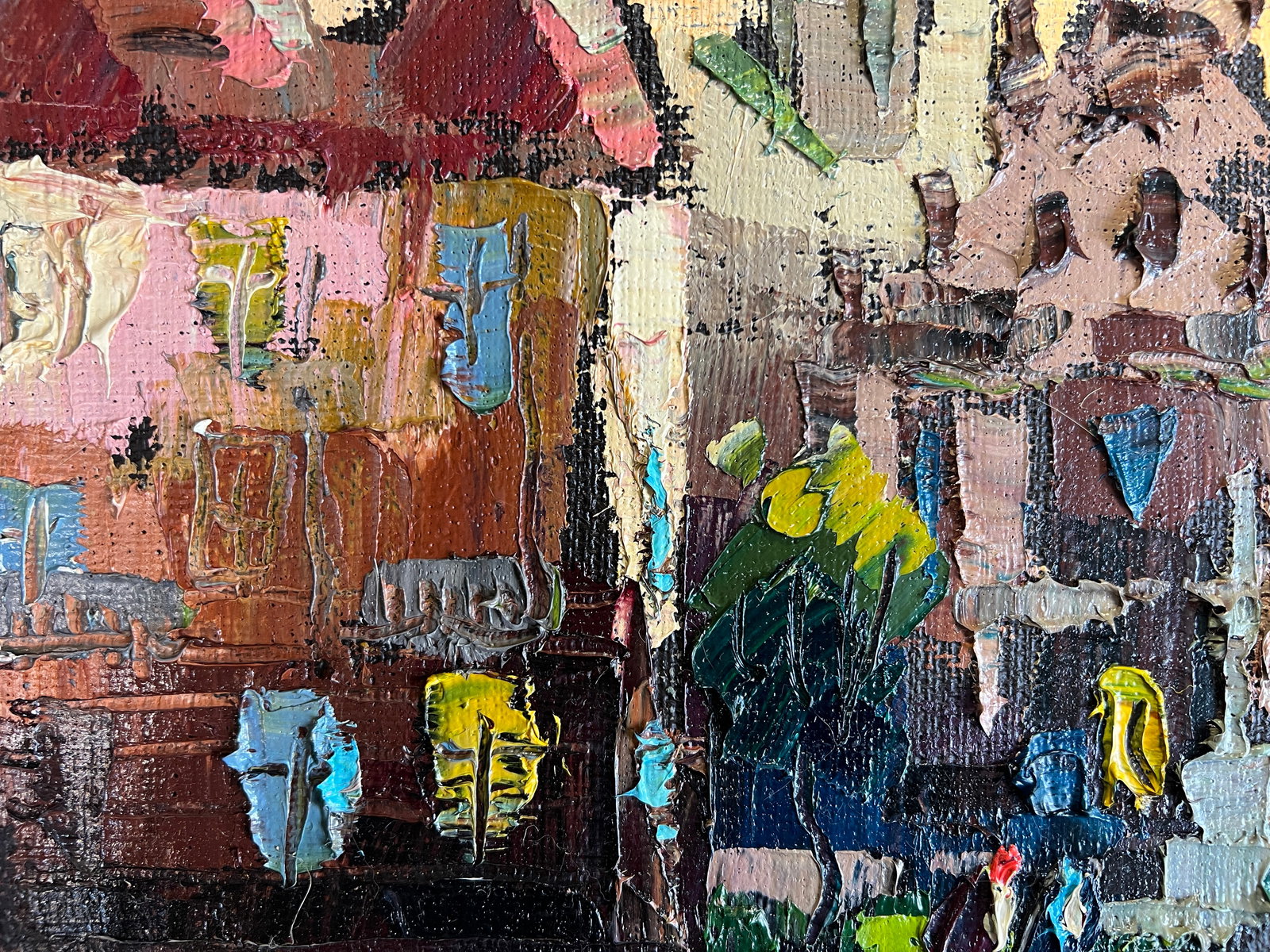 Oil painting with frame Lviv, Bernardine Monastery K. Leonid - 4