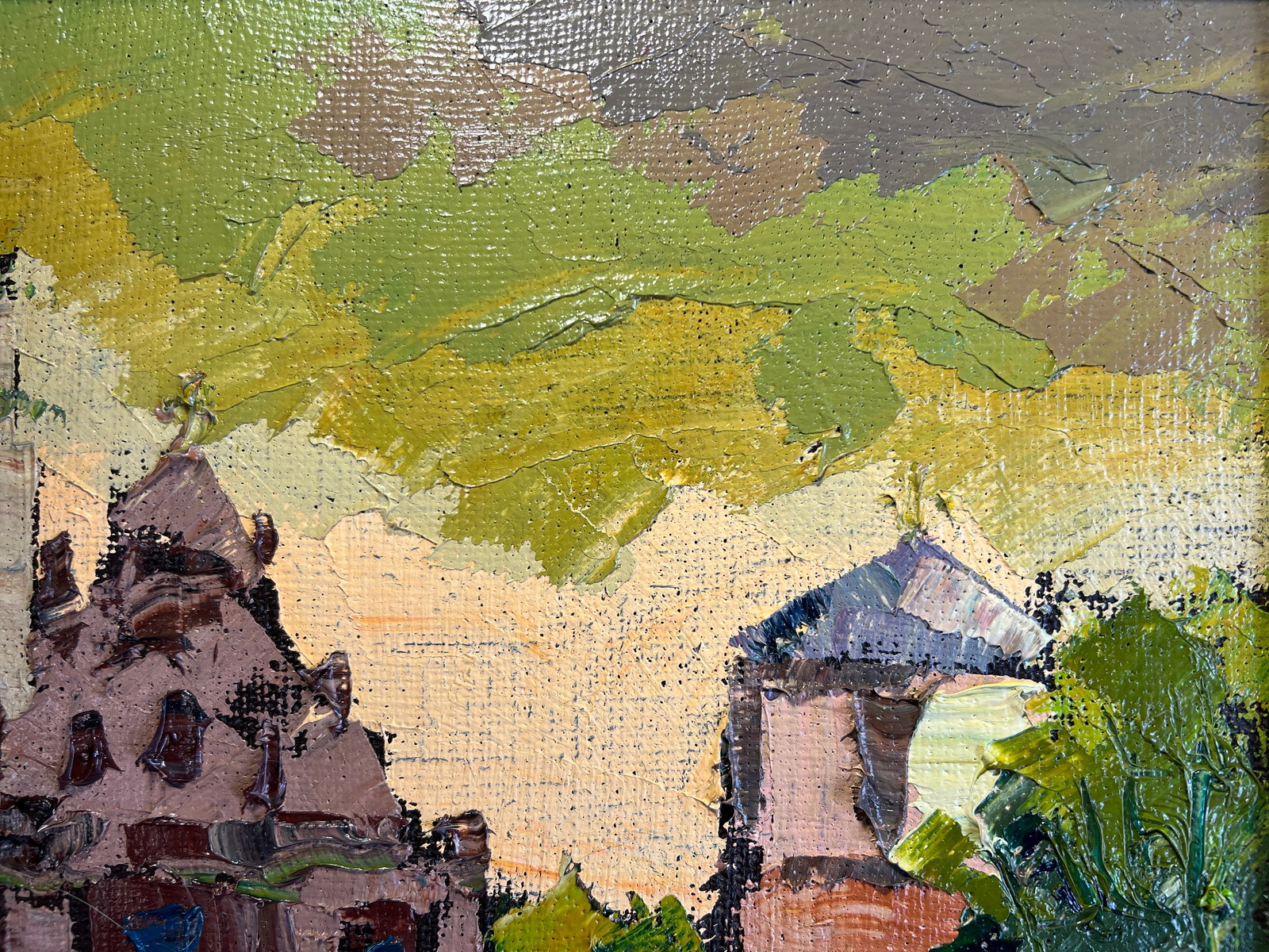 Oil painting with frame Lviv, Bernardine Monastery K. Leonid - 8