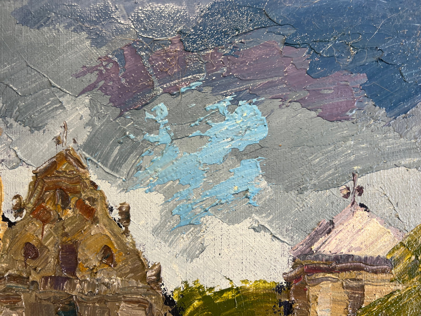 Oil painting with frame Lviv, Bernardine Monastery K. Leonid - 8