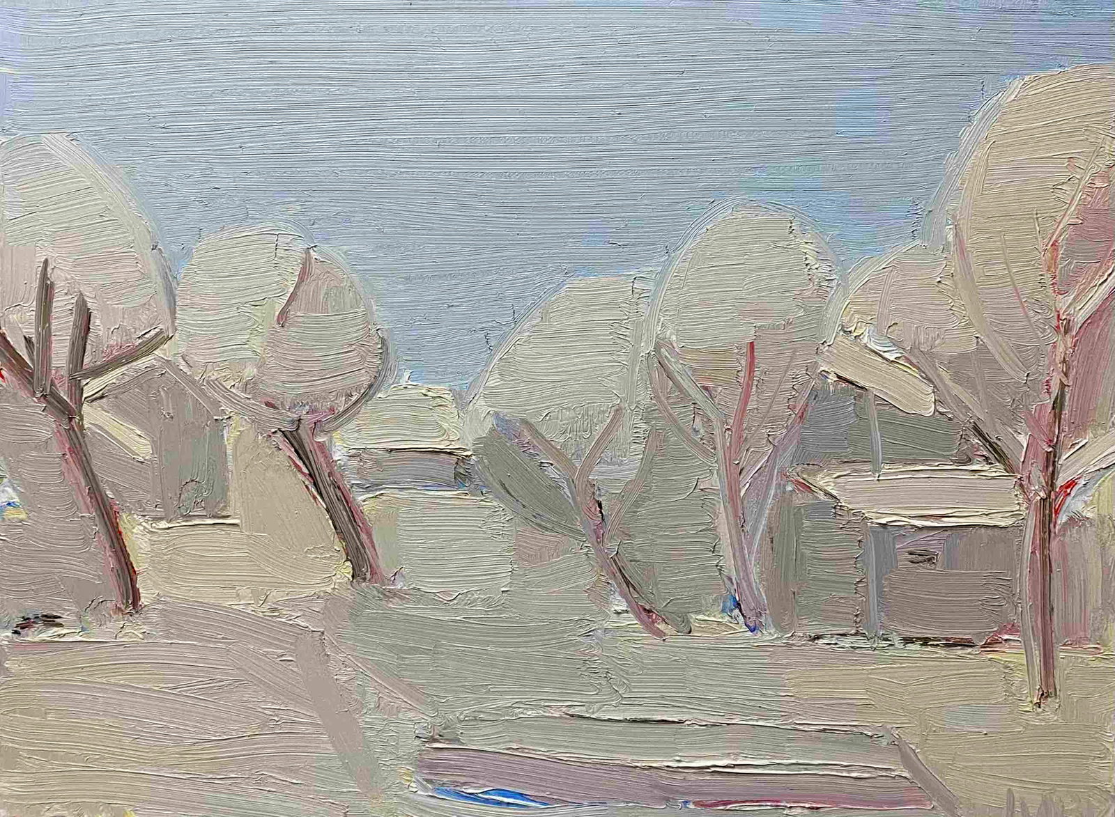 Oil painting Winter day Anatoly Lavrenko: Title: Oil painting Winter day Anatoly Lavrenko Description: 23POLT Painter: Anatoly Lavrenko Size: 60x80 cm/23.62x31.49 inches Components: oil, canvas Original painting CONDITION: excellent ARTIST: