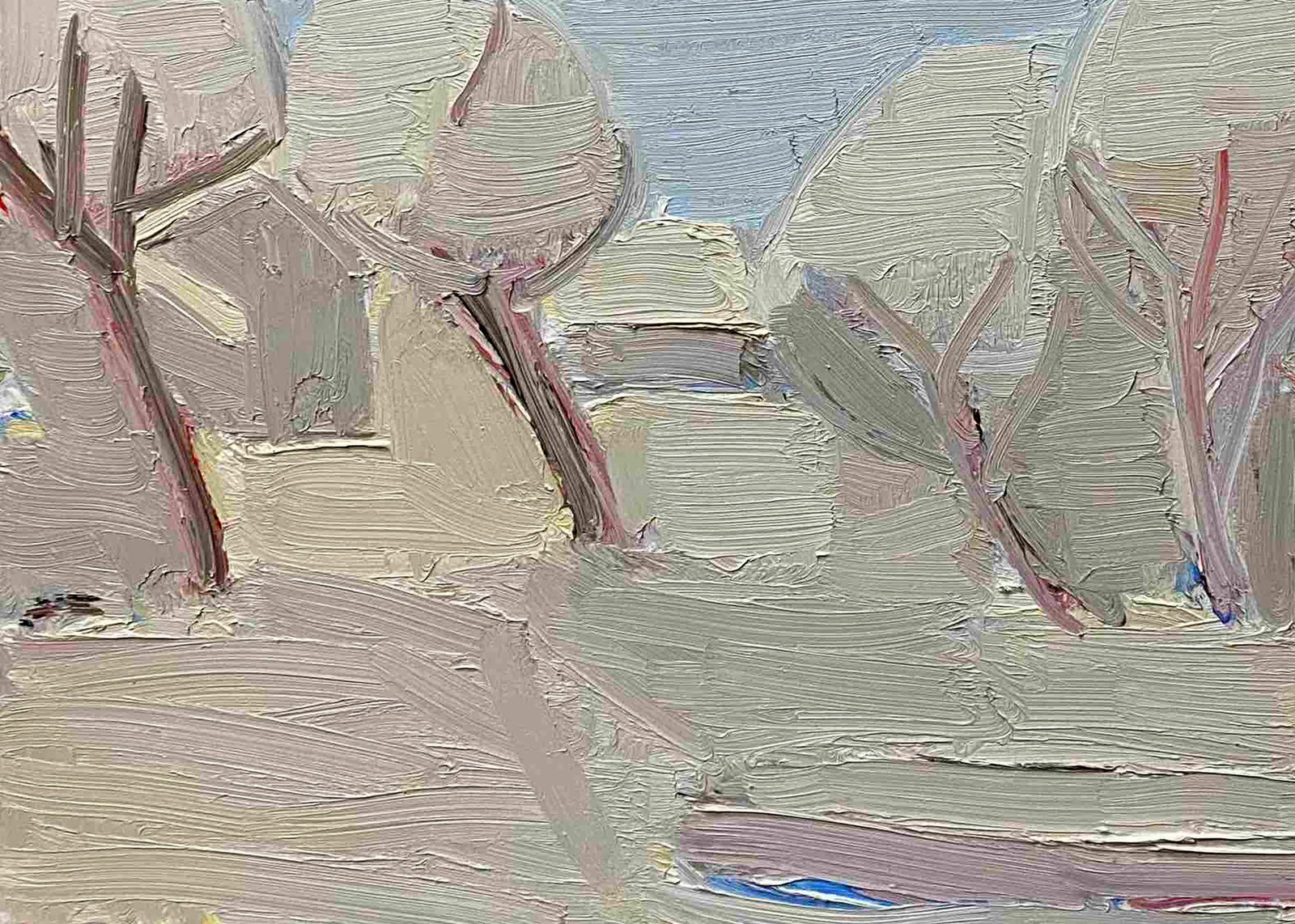 Oil painting Winter day Anatoly Lavrenko - 4