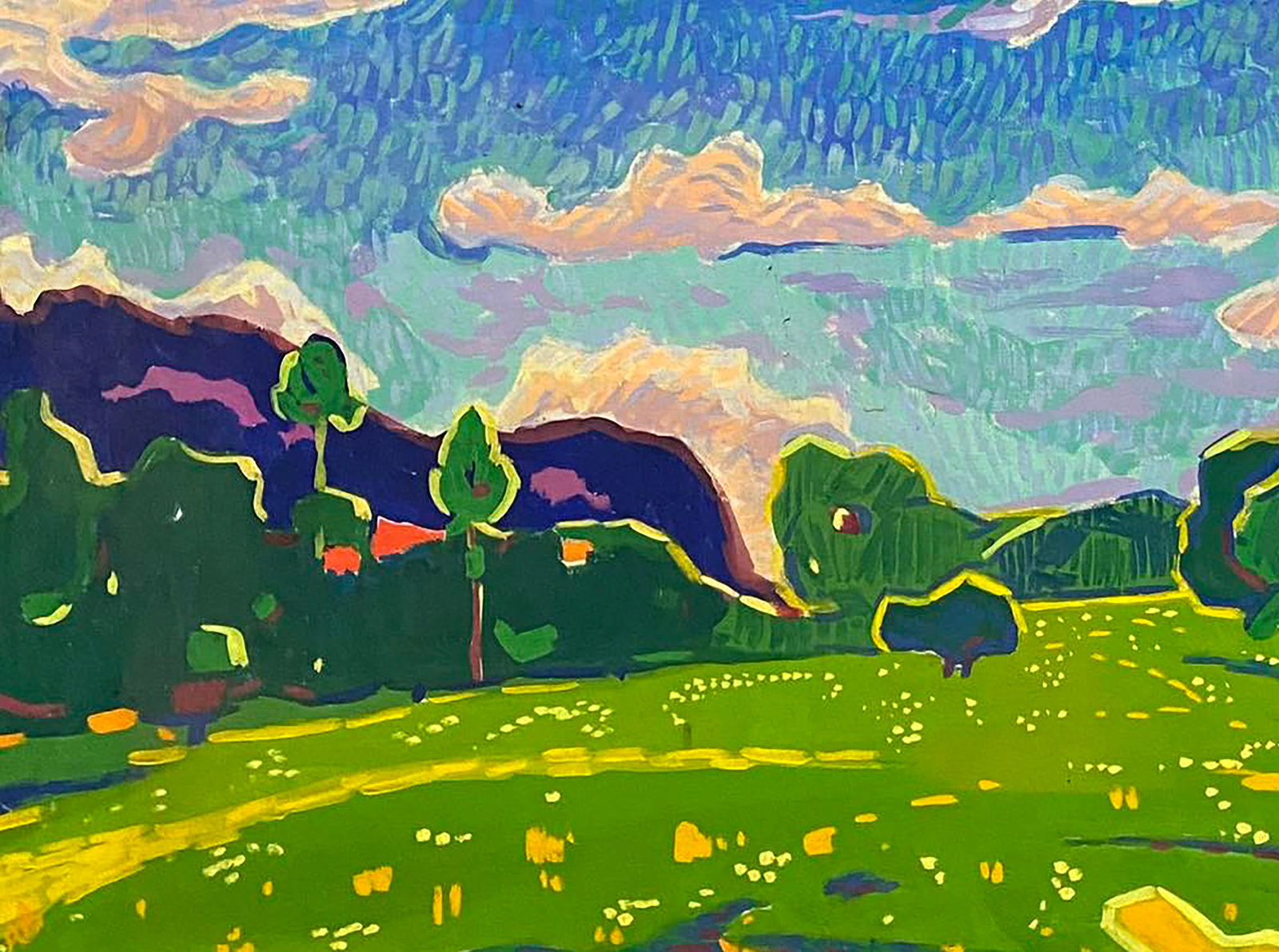 Oil painting Summer day Dmitry Chvala - 4