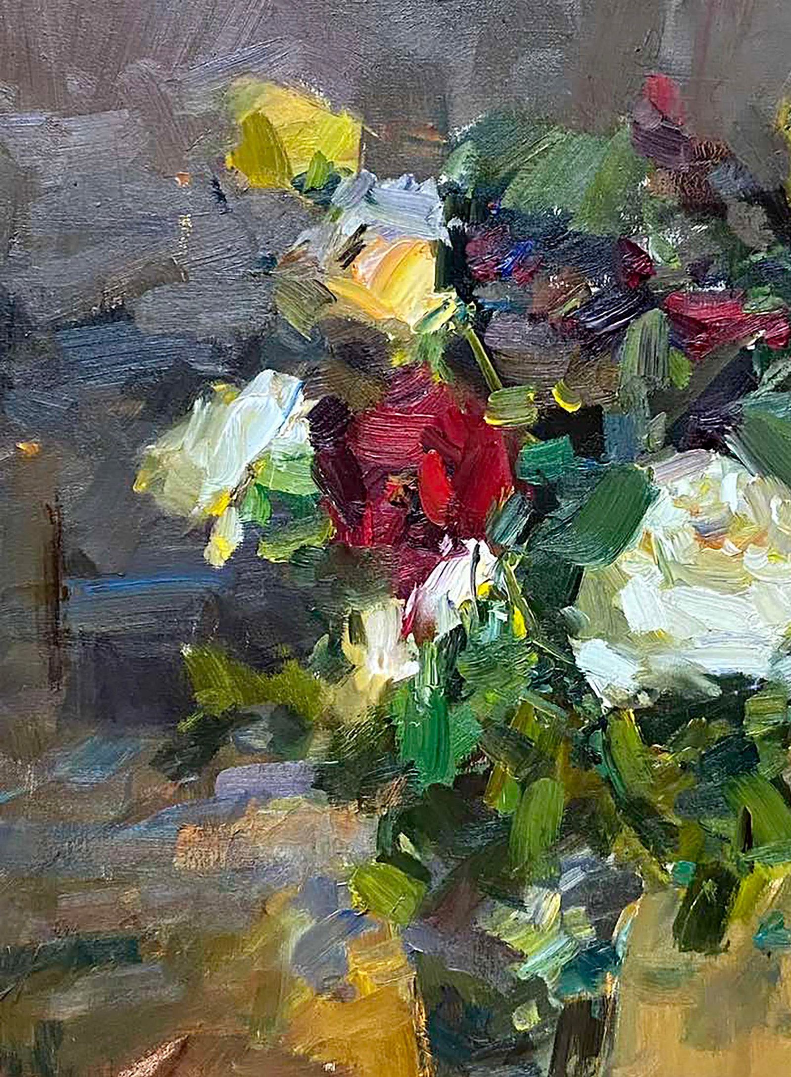 Oil painting Roses on the table Alexander Shabadey - 2