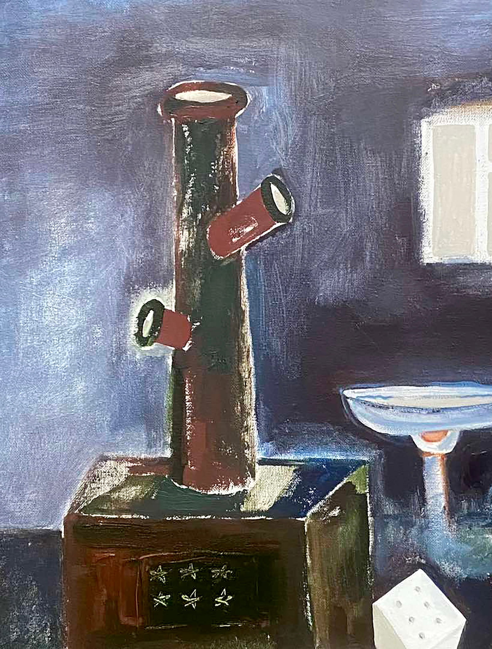 Oil painting Cognac and bones Valery Petushynskyi - 2