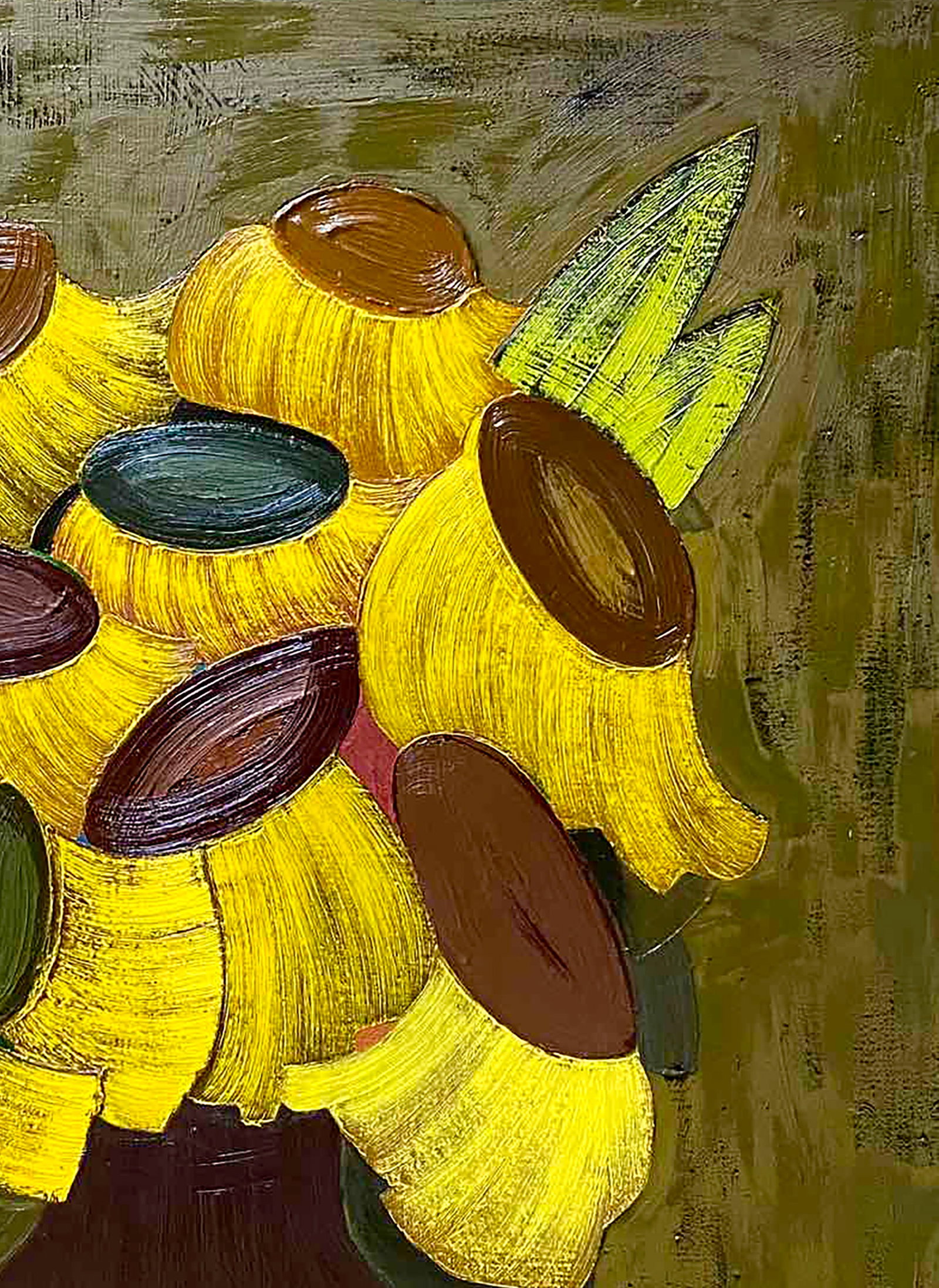 Oil painting Summer flowers Halyna Ridna - 3