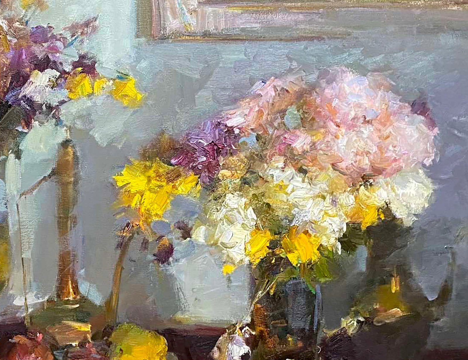 Oil painting Chrysanthemums Alexander Shabadey - 3