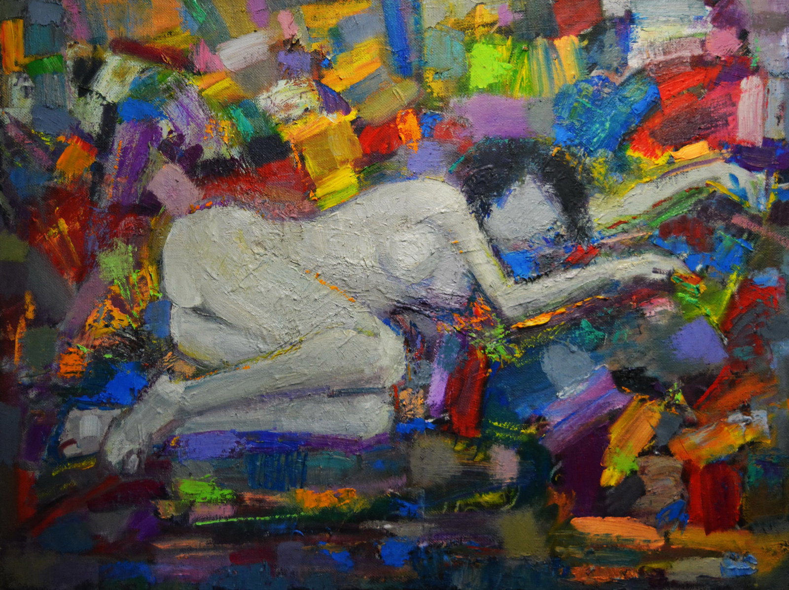 Oil painting Colorful Dreams Alexey Rubanov: Title: Oil painting Colorful Dreams Alexey Rubanov Description: 10RUBAN Painter: Alexey Rubanov Size: 60x80 cm/23.62x31.49 inches Components: oil, canvas Original painting CONDITION: excellent ARTIST: