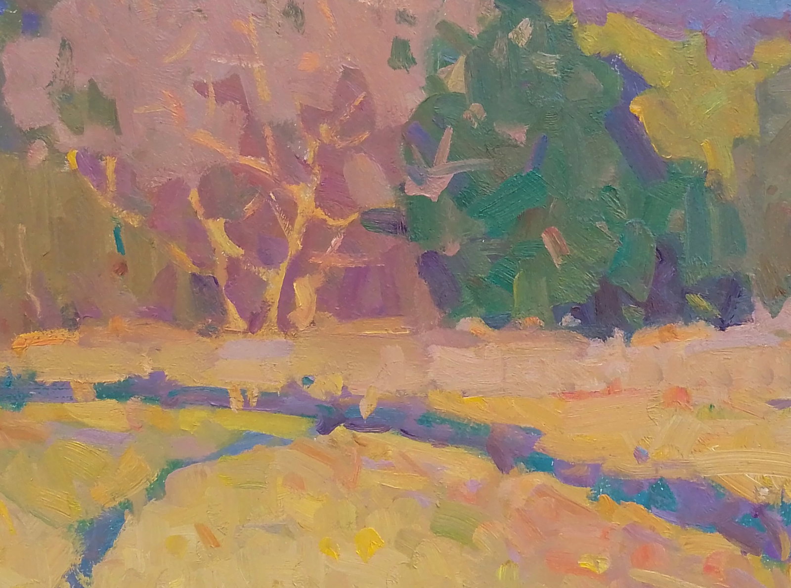 Oil painting Autumn contrasts fields Igor Tuzhikov - 6