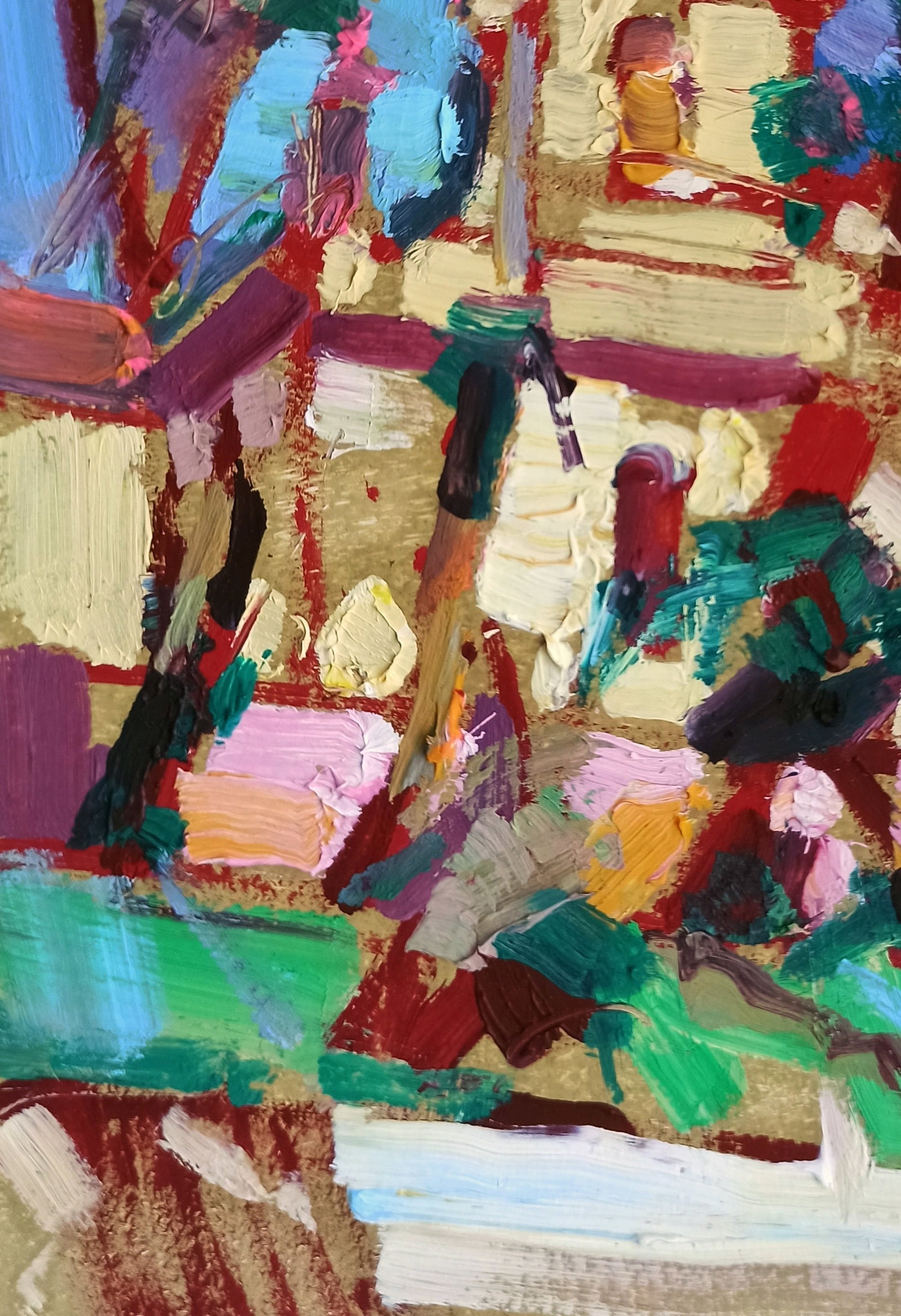 Oil painting City Hall Viktor Khadzhinov - 4