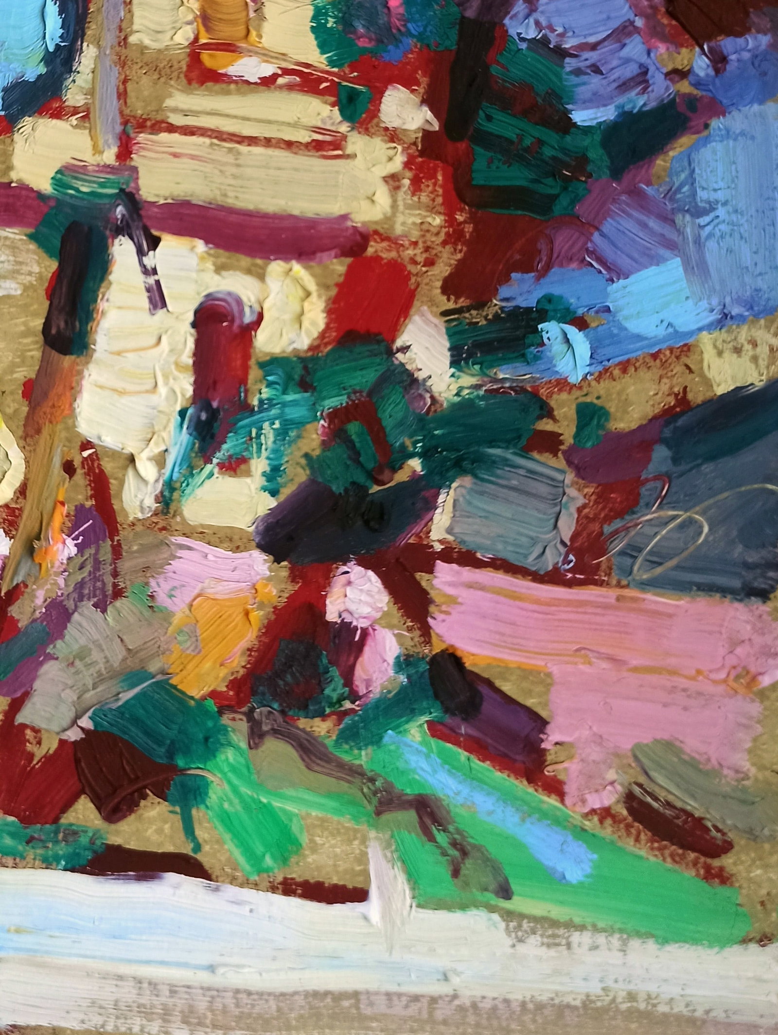 Oil painting City Hall Viktor Khadzhinov - 5