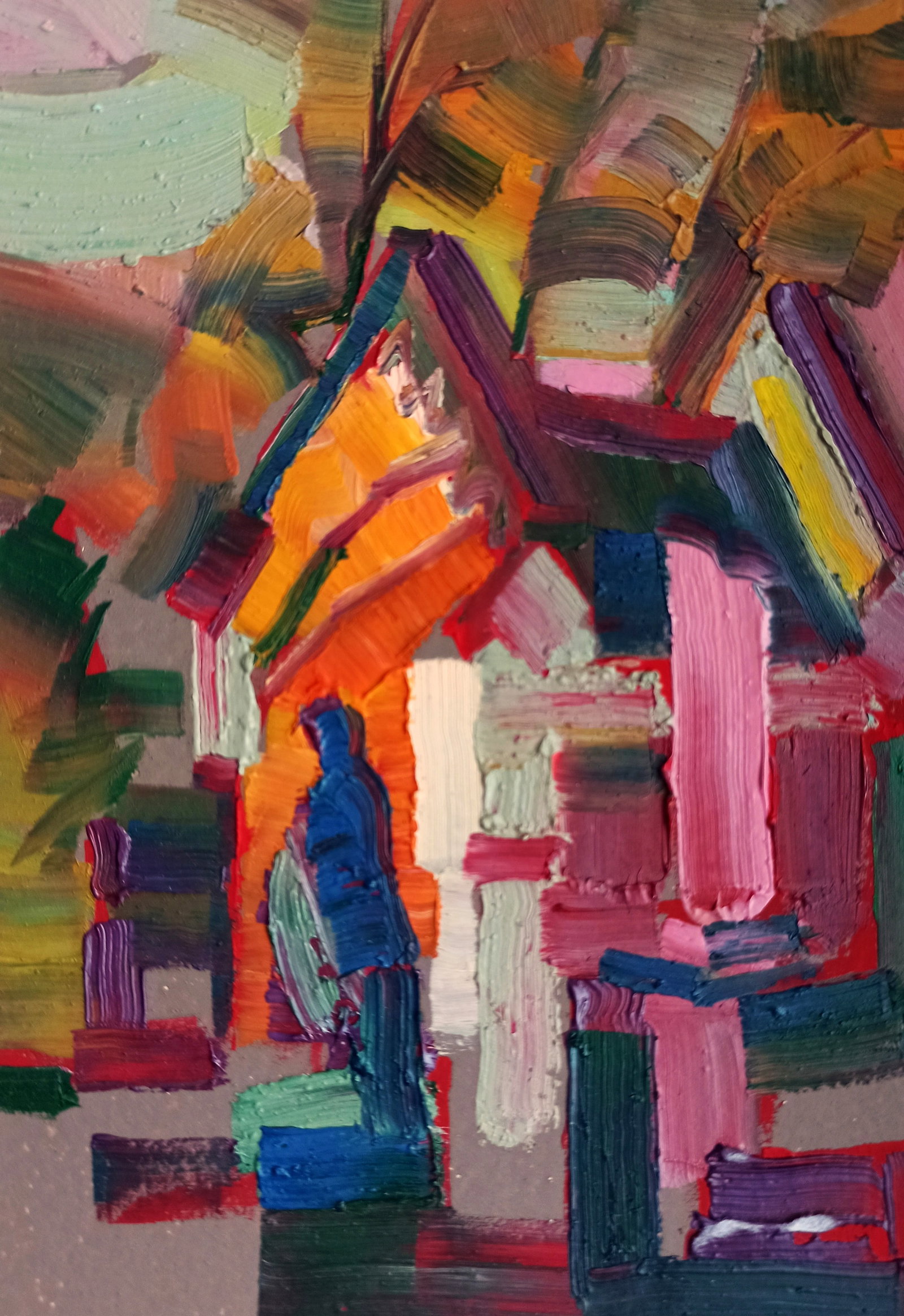 Oil painting City monuments Viktor Khadzhinov (1 of 5)