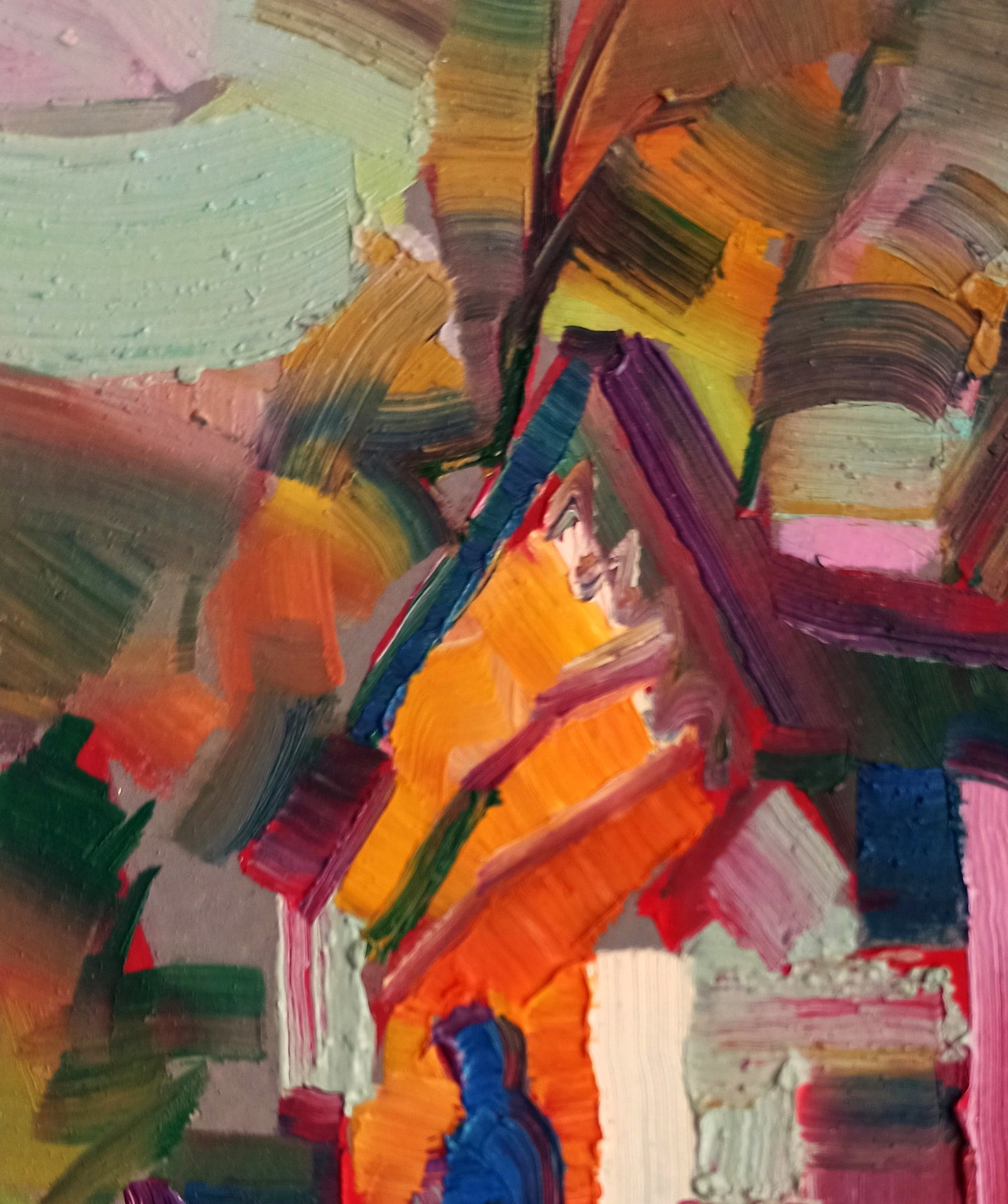 Oil painting City monuments Viktor Khadzhinov - 2