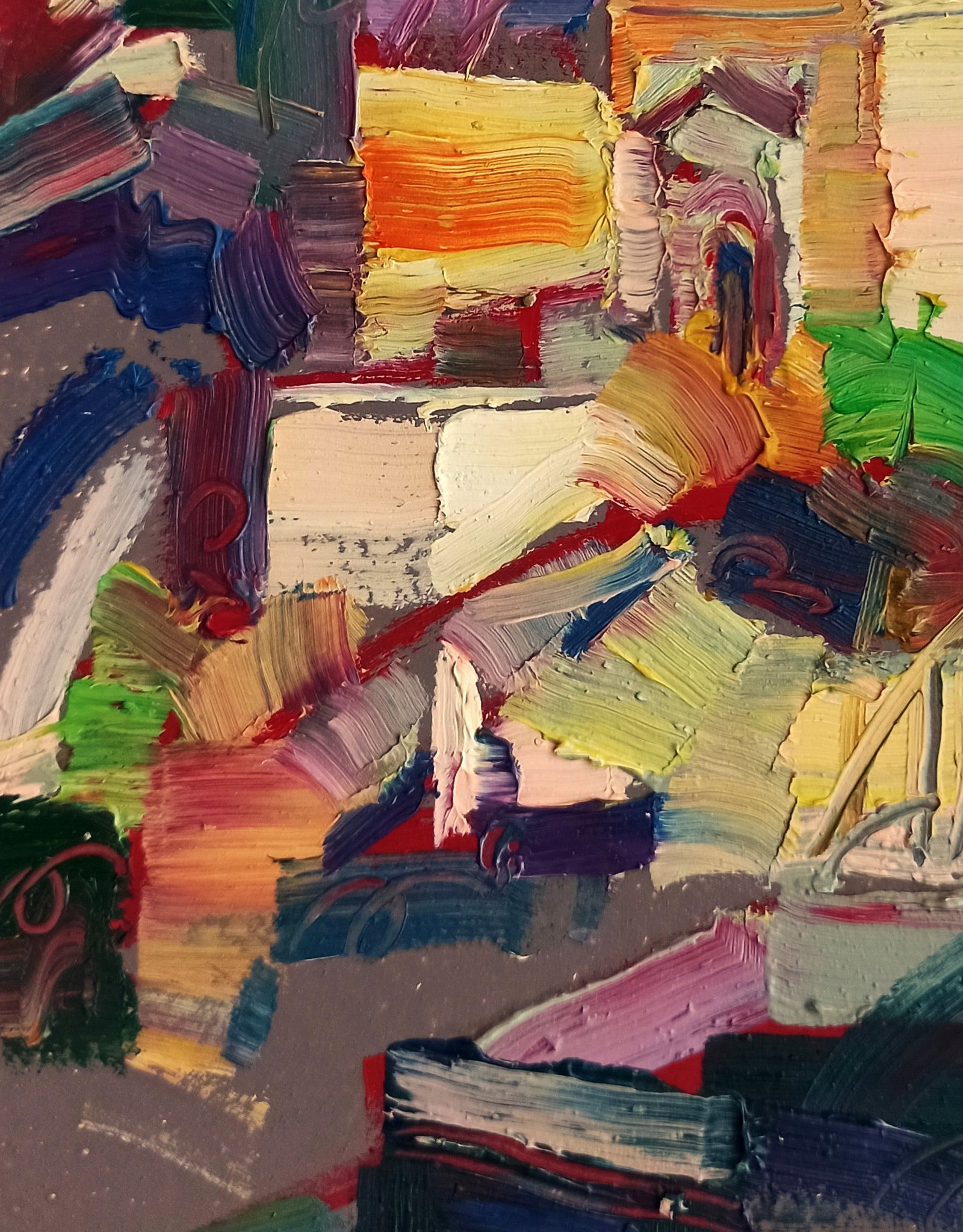 Oil painting Ancient house in the city Viktor Khadzhinov - 4