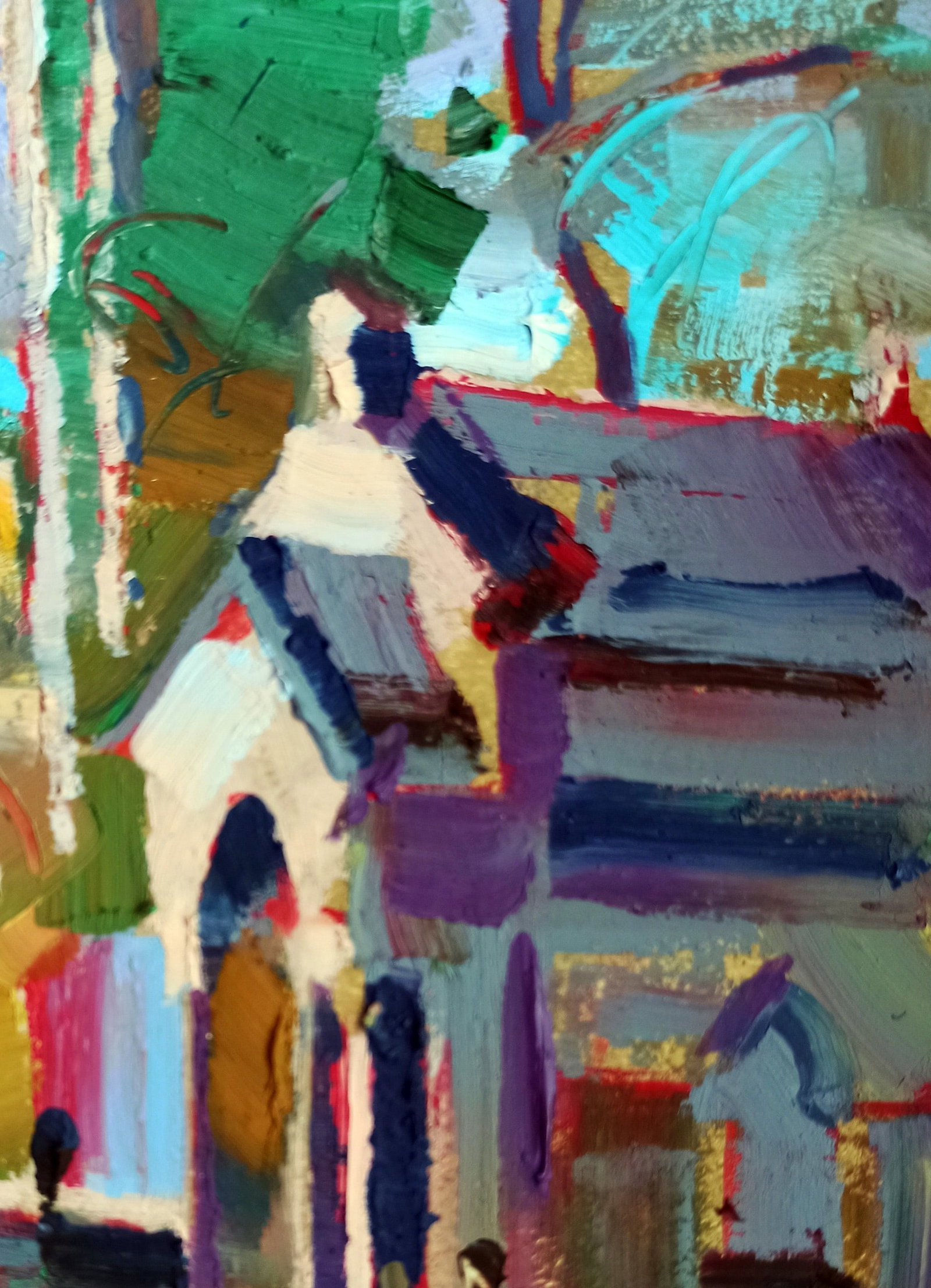 Oil painting City Museum Viktor Khadzhinov - 3