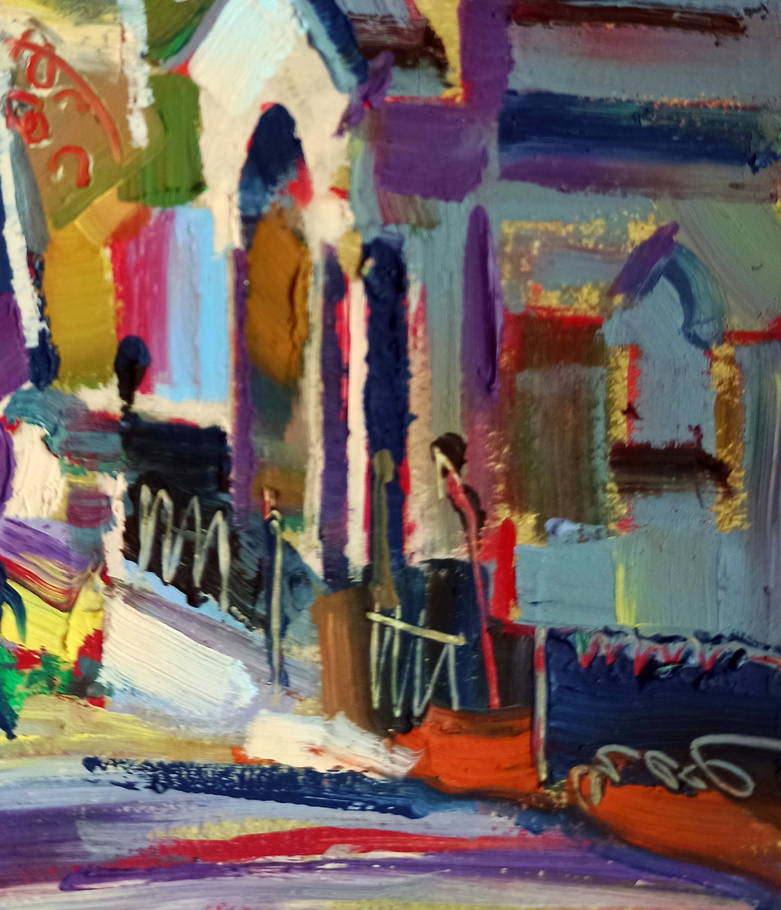 Oil painting City Museum Viktor Khadzhinov - 5