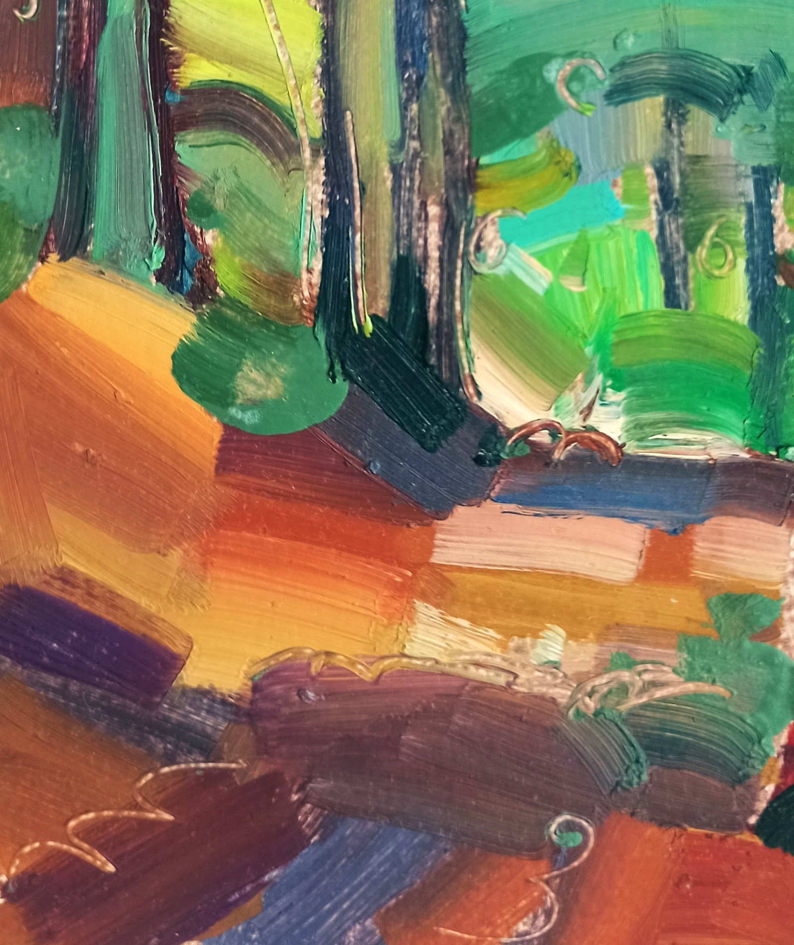 Oil painting In a mysterious forest Viktor Khadzhinov - 5